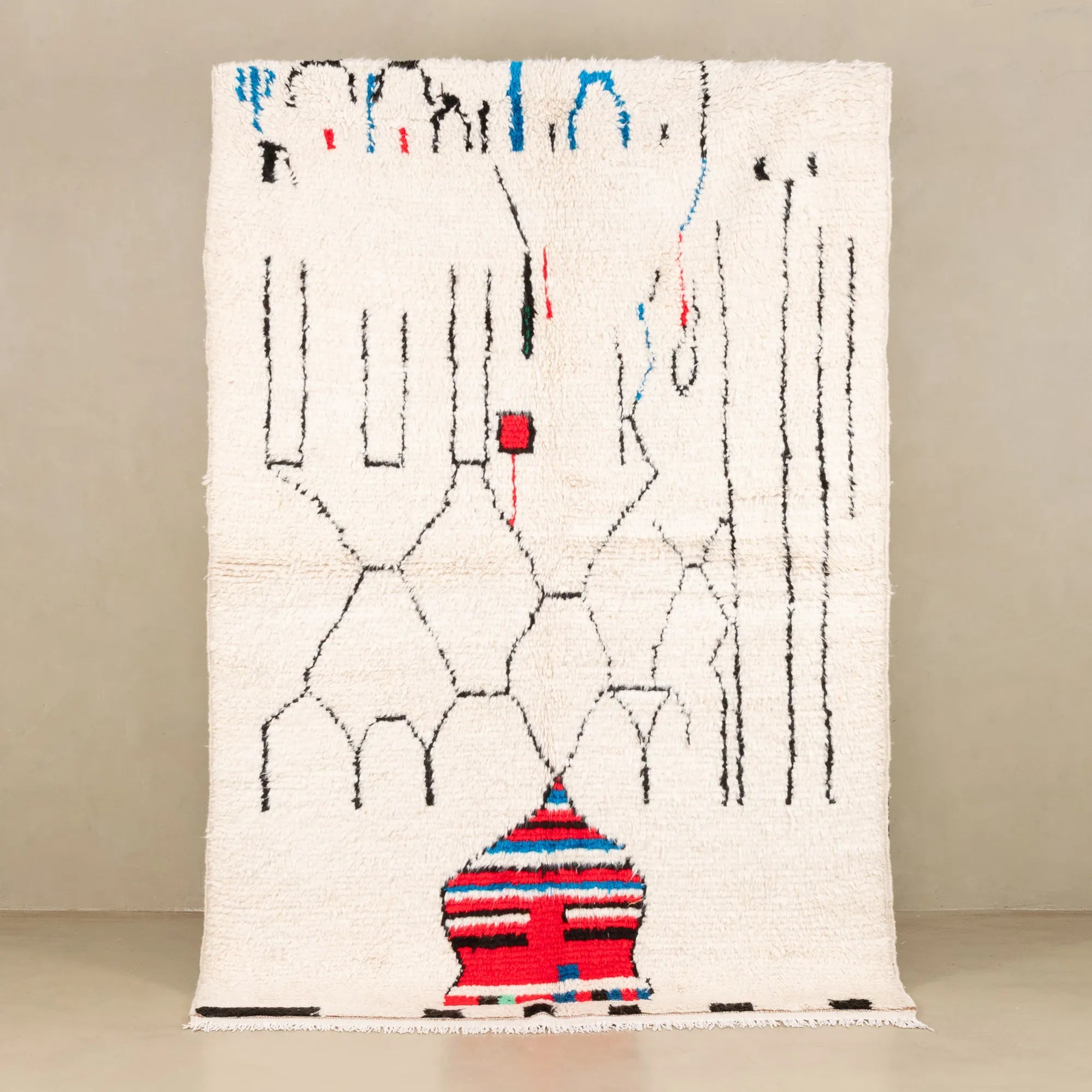 Ghaidaa - Shag Moroccan rug - Benisouk