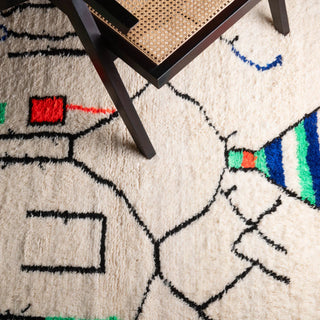 Ghaith - Shag Moroccan rug - Benisouk