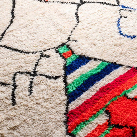 Ghaith - Shag Moroccan rug - Benisouk