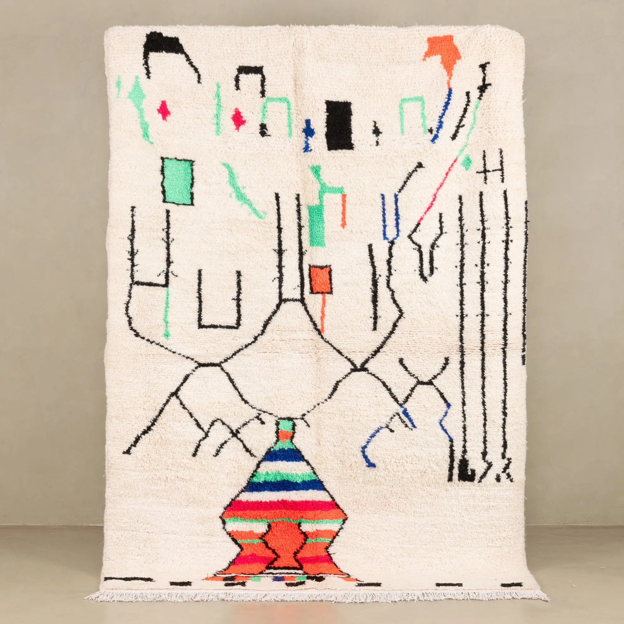 Ghaith - Shag Moroccan rug - Benisouk