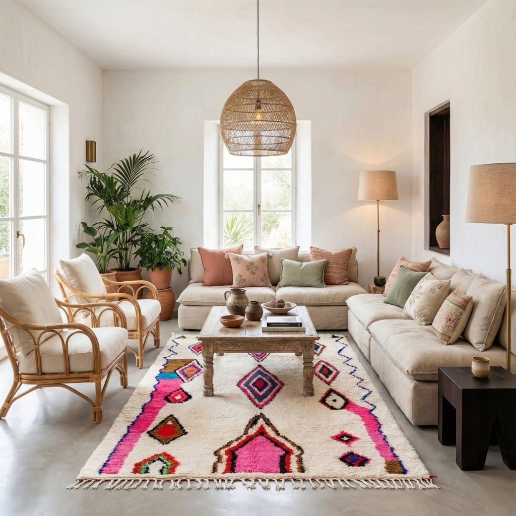 Ghazal - Shag Moroccan rug - Benisouk