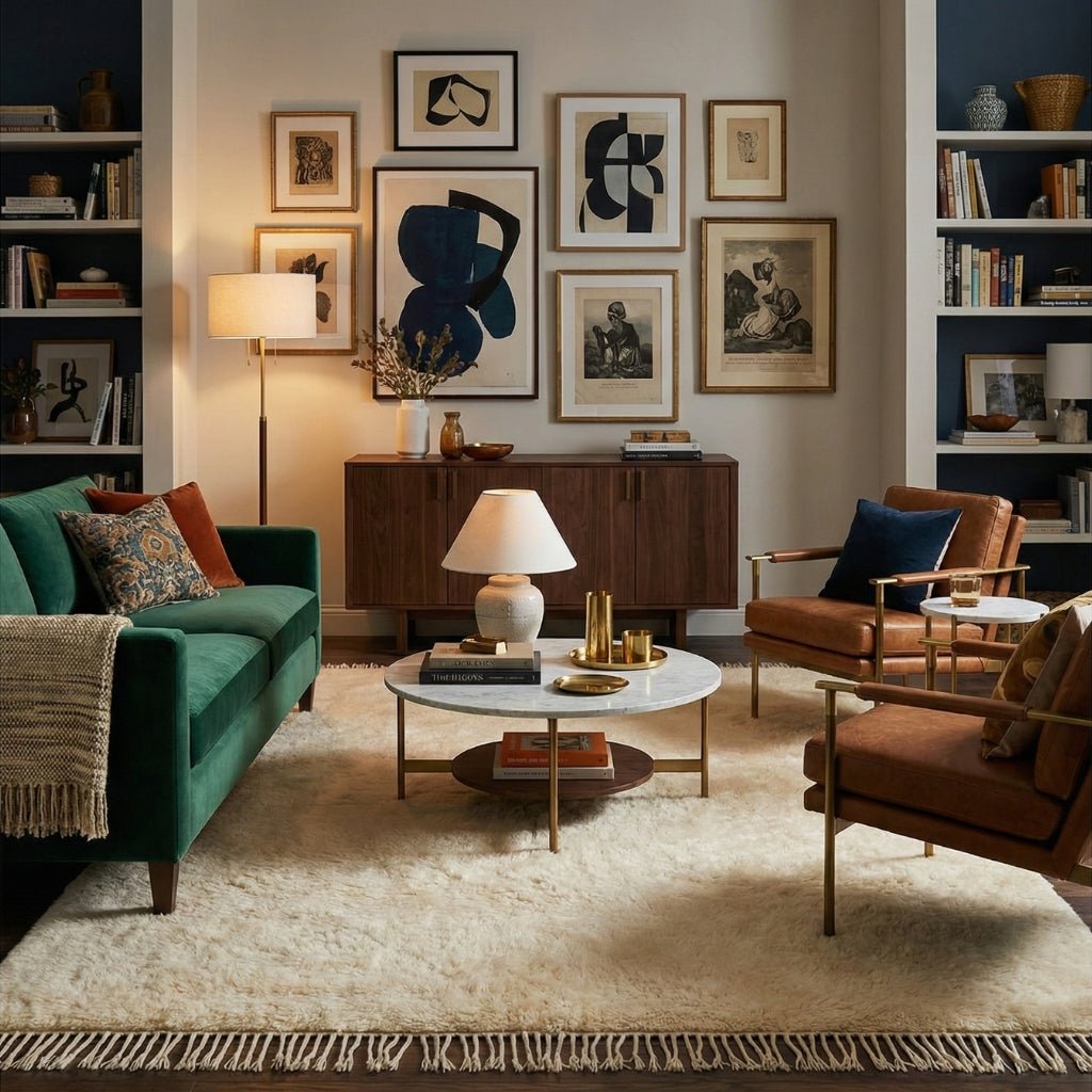 Glow - Luxury Shag Moroccan Rug - Benisouk