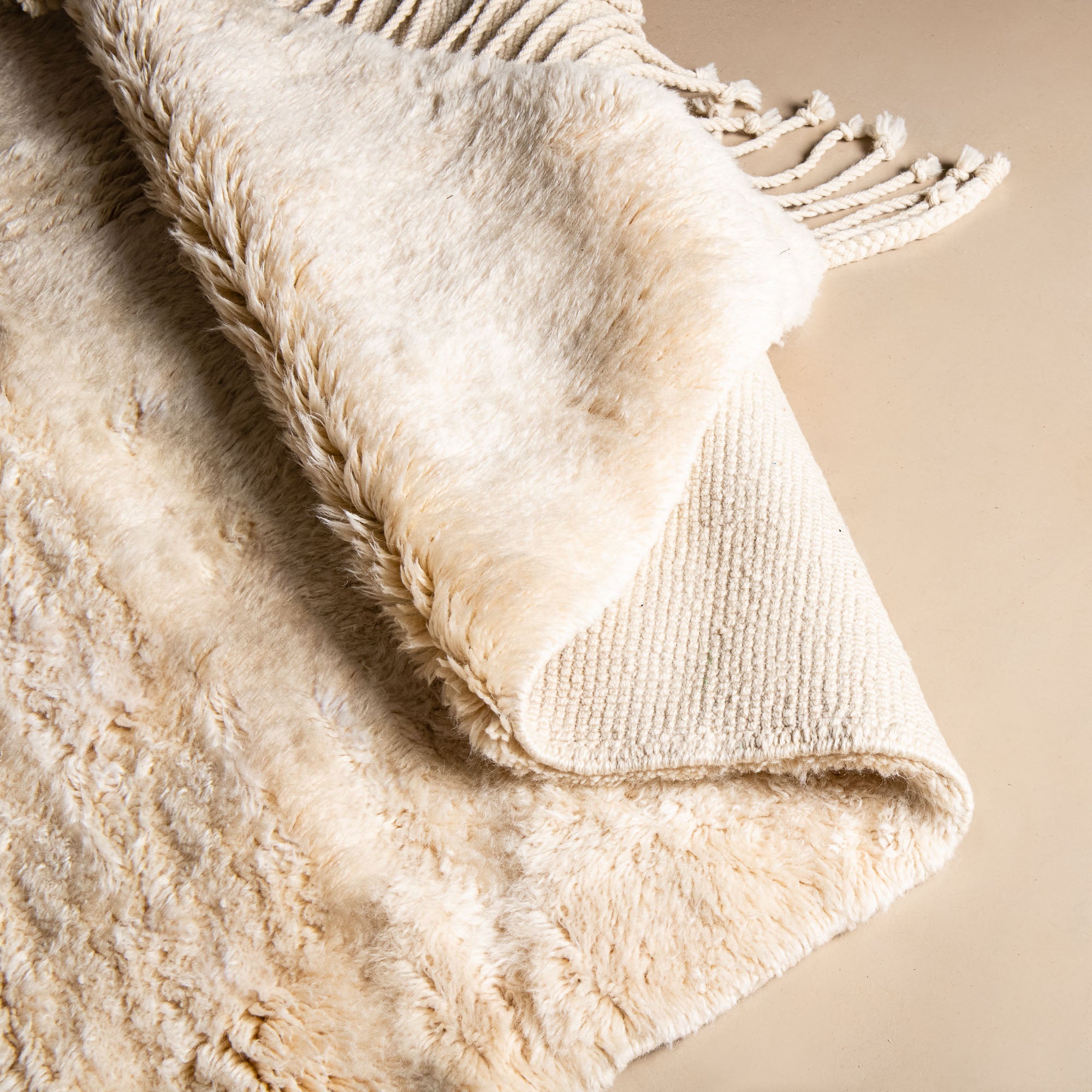 Glow - Luxury Shag Moroccan Rug - Benisouk