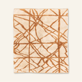 Golden Intersections - Luxury Shag Moroccan Rug