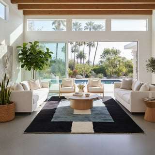 Grande Arche - Luxury Shag Moroccan Rug - Benisouk