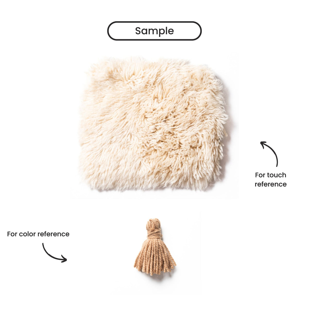 Gravity Center Round - Luxury Shag Moroccan Rug - Benisouk
