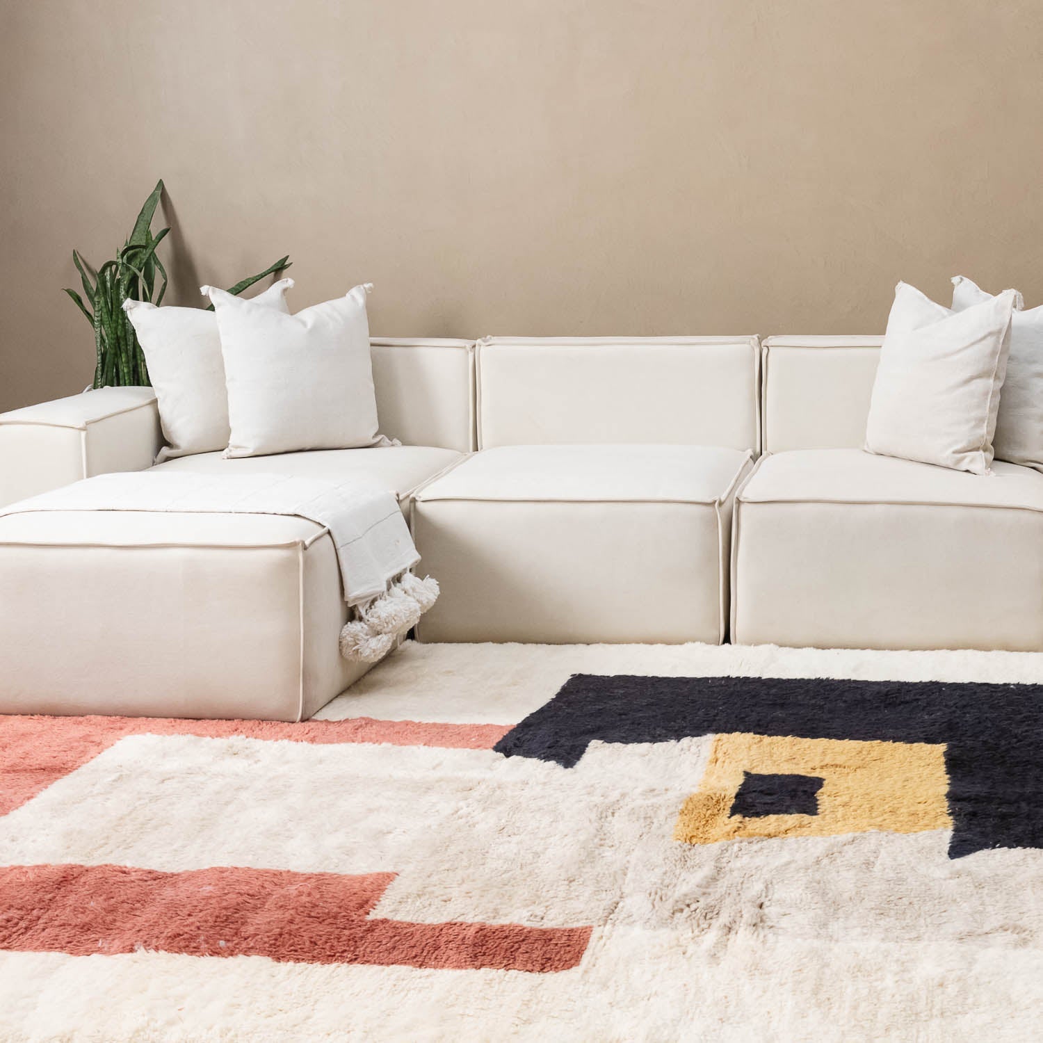 Gzoula - Luxury Shag Moroccan Rug - Benisouk