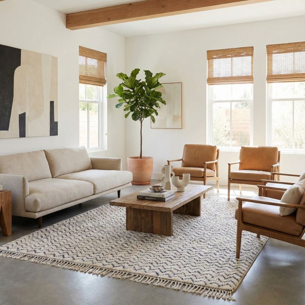 Hafsa - Shag Moroccan rug - Benisouk