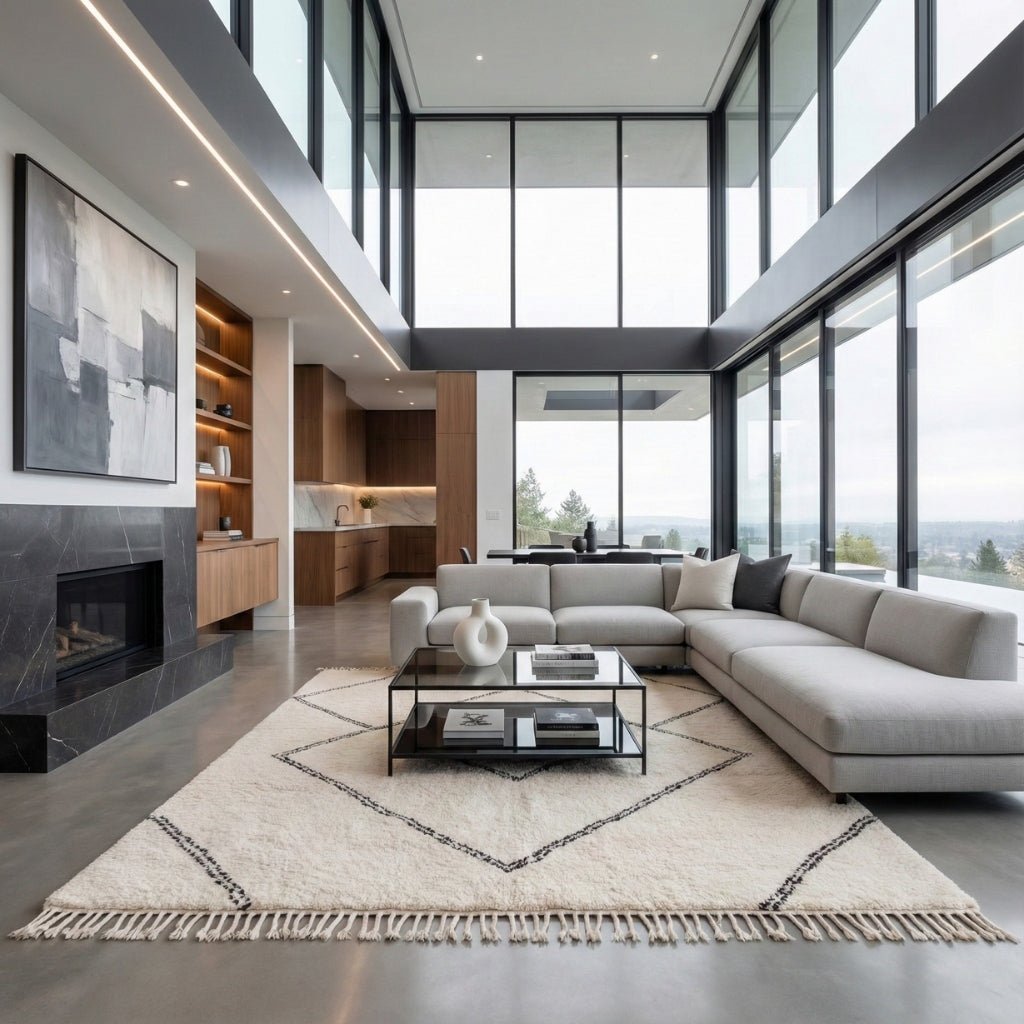 Hajar - Shag Moroccan rug - Benisouk