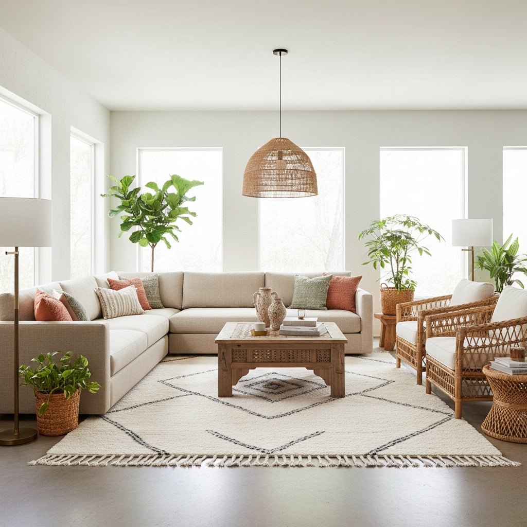 Hajar - Shag Moroccan rug - Benisouk