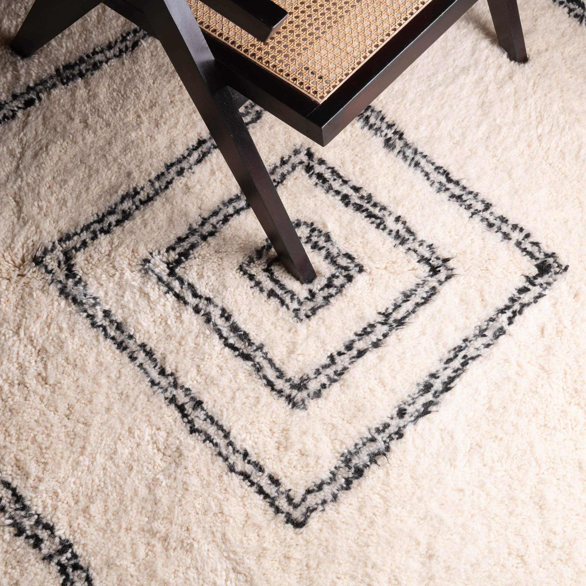 Hajar - Shag Moroccan rug - Benisouk