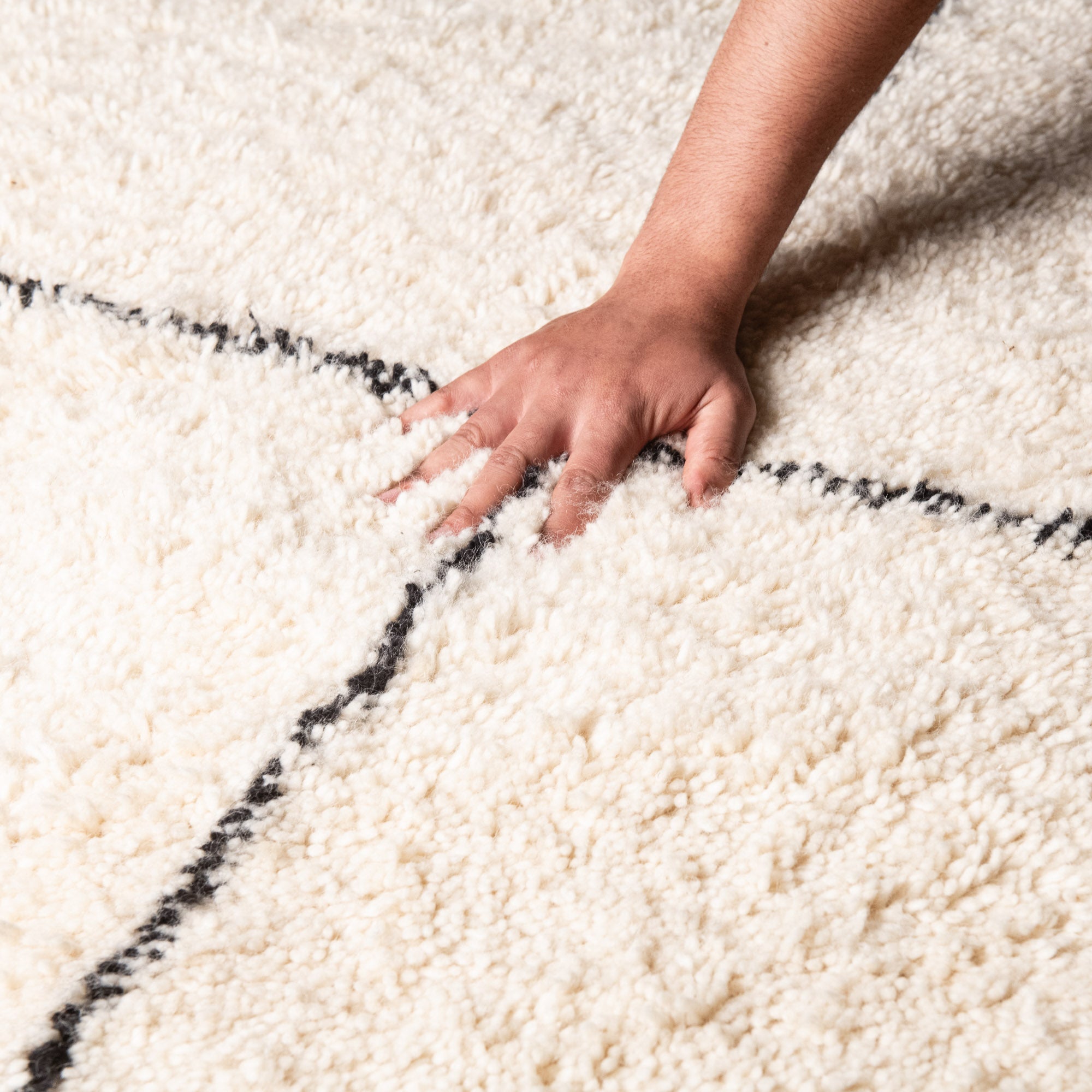 Hanoun - Shag Moroccan runner rug - Benisouk