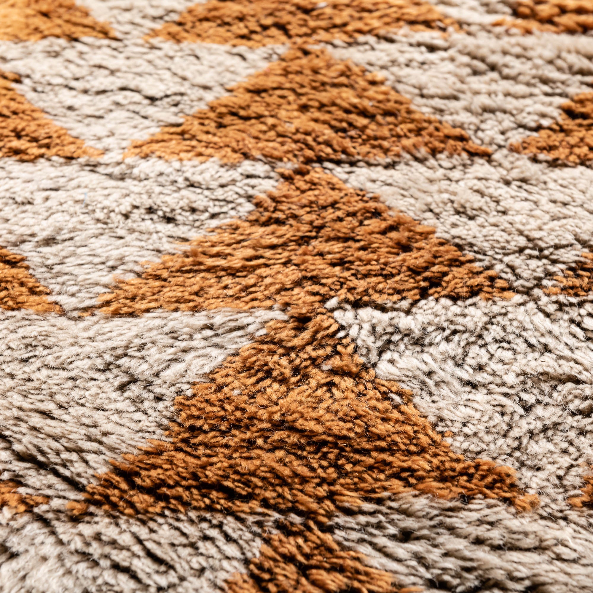 Harmony of Shapes - Luxury Shag Moroccan Rug - Benisouk