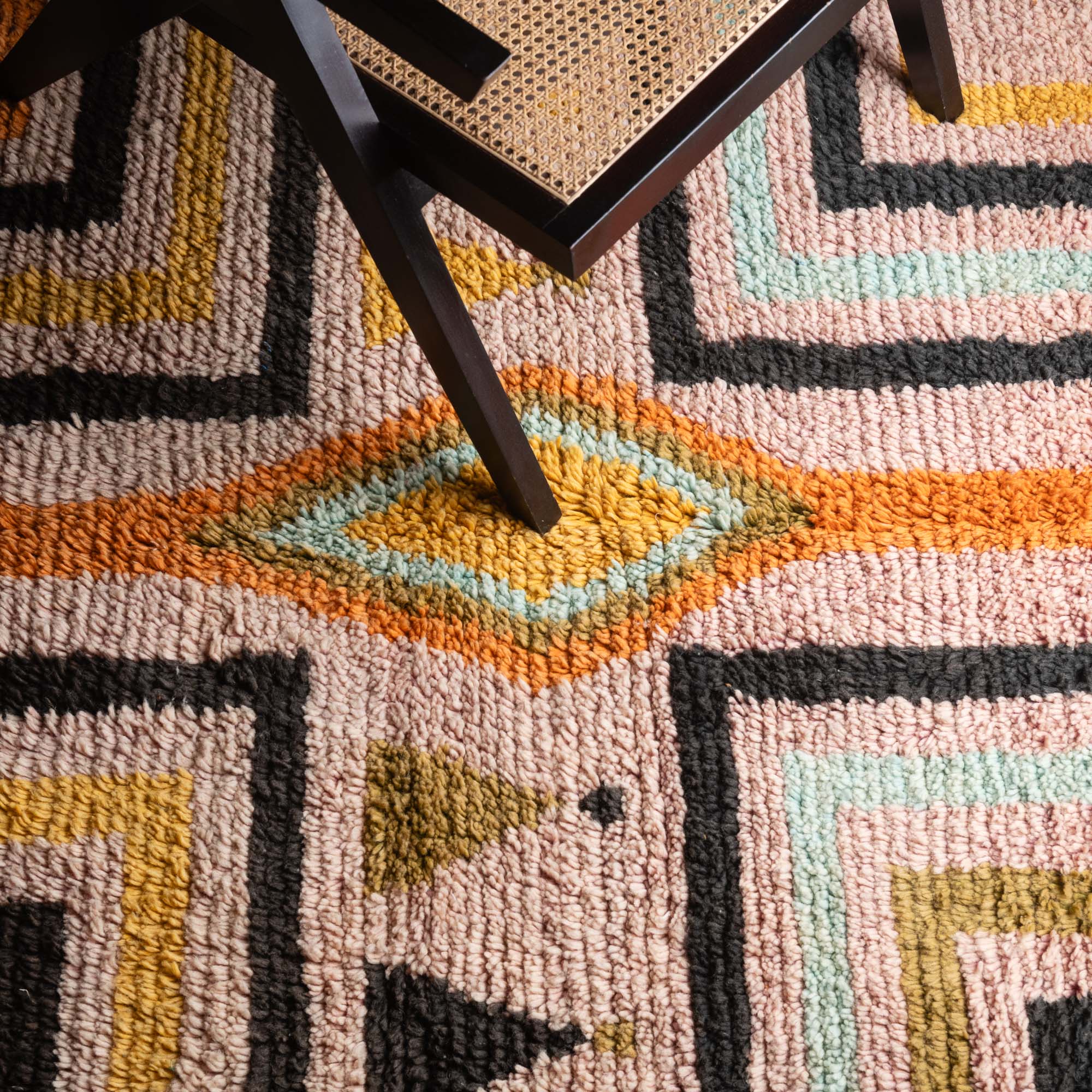 Hbiya - vintage boujad rug - Benisouk