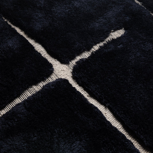 Heart Beat - Luxury Shag Moroccan Rug - Benisouk