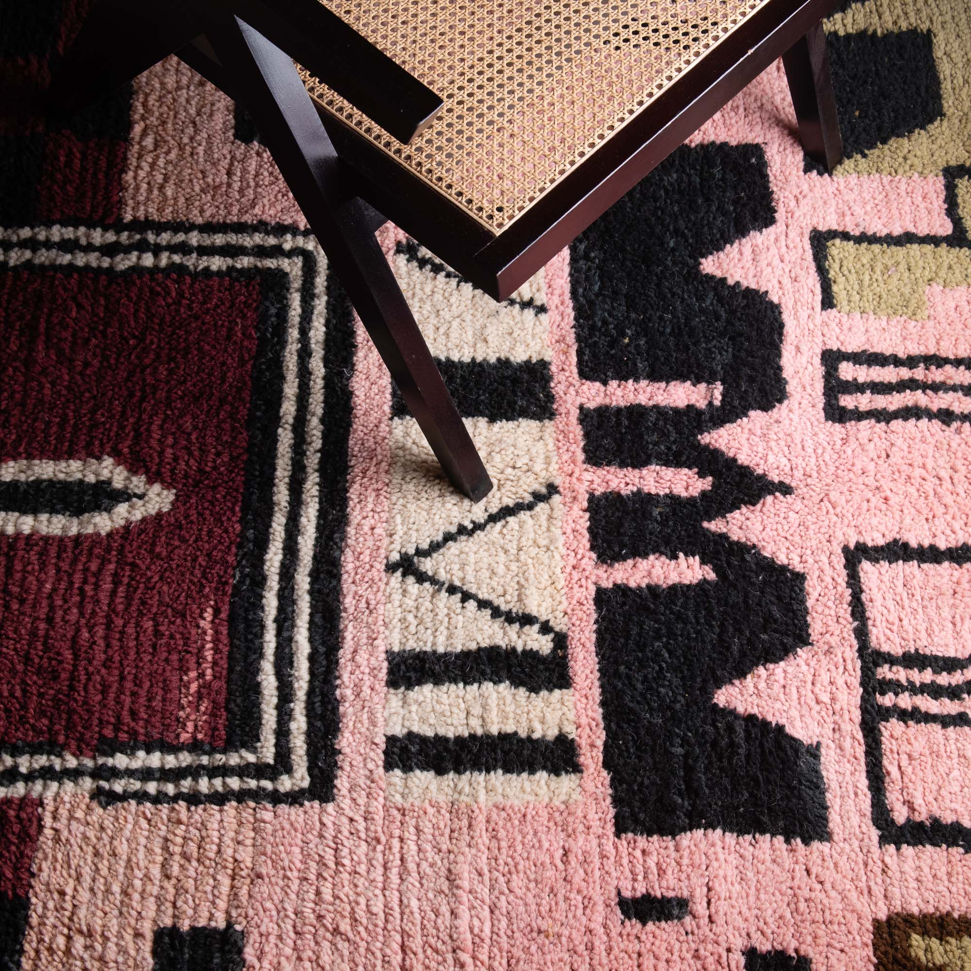 Hennuz - vintage boujad rug - Benisouk