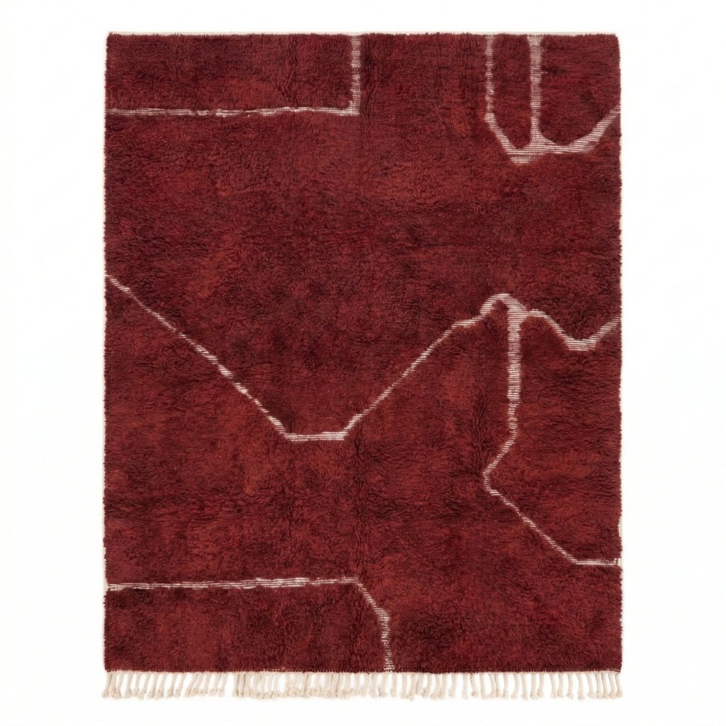 Hiba - Shag Moroccan rug - Benisouk