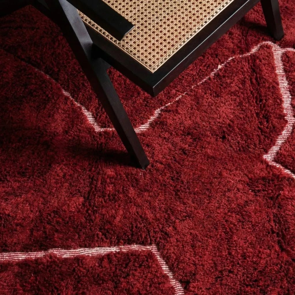 Hiba - Shag Moroccan rug - Benisouk