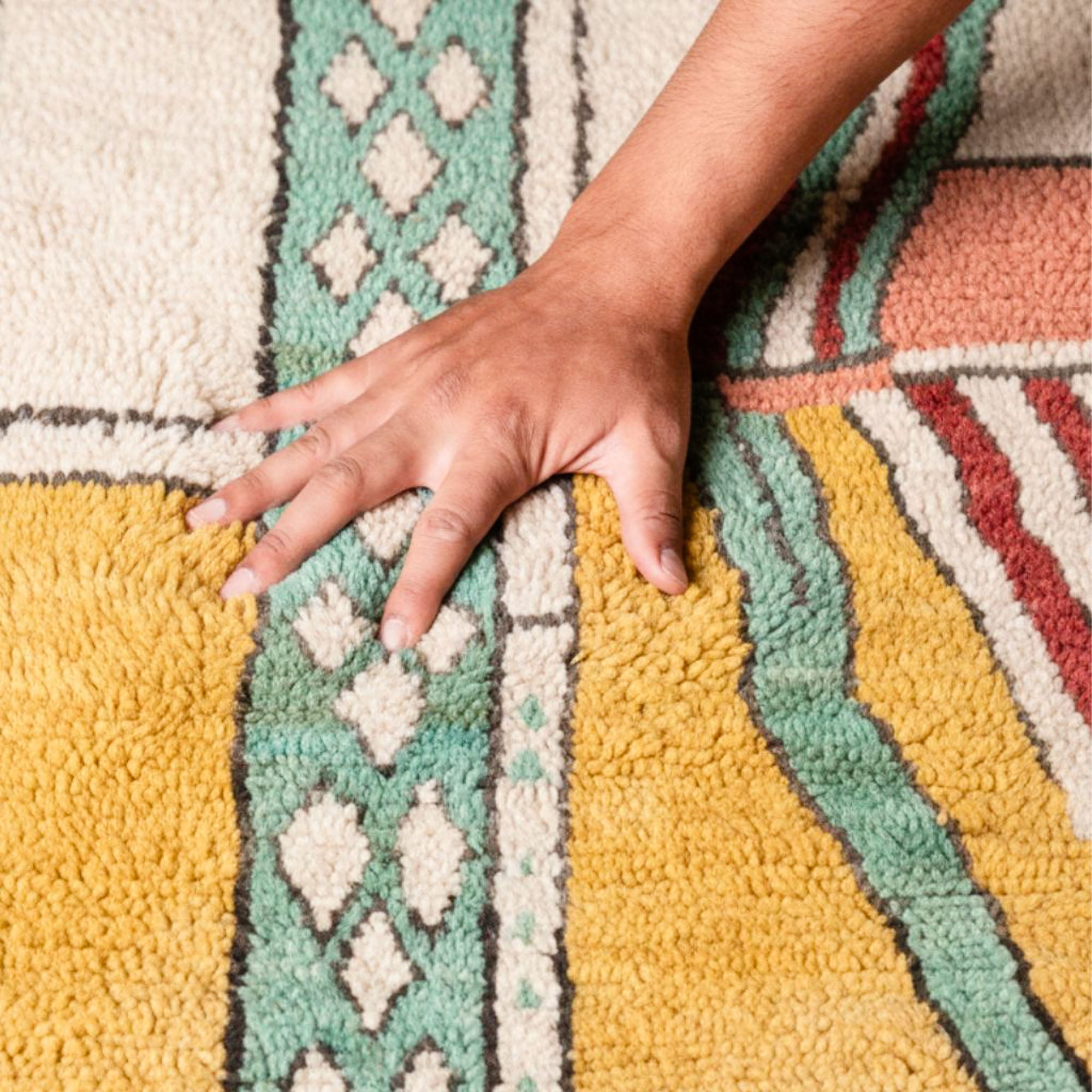 Houda - Shag Moroccan rug - Benisouk