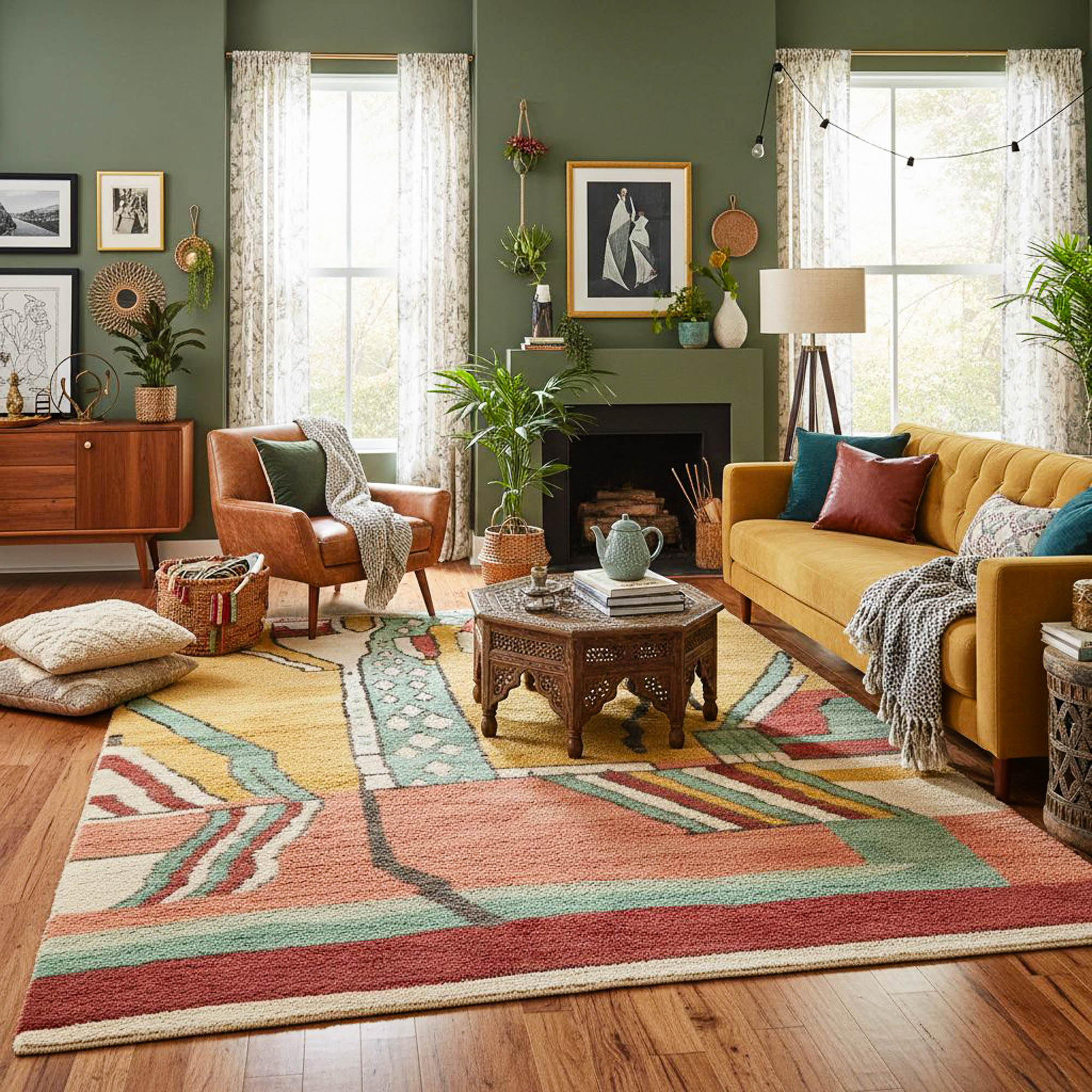 Houda - Shag Moroccan rug - Benisouk