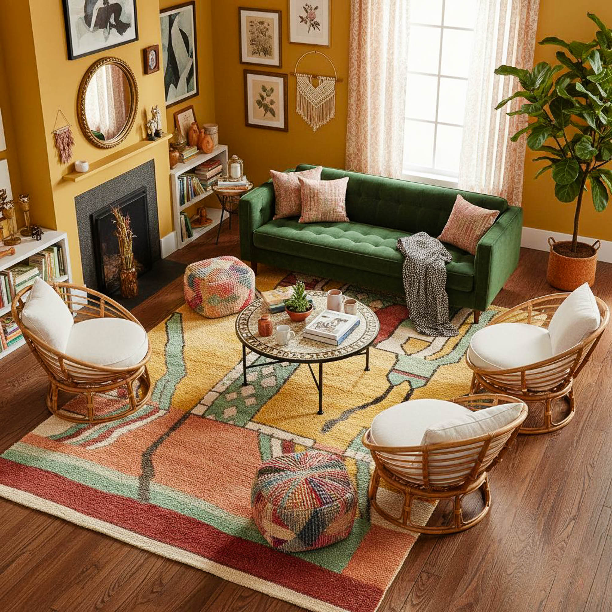 Houda - Shag Moroccan rug - Benisouk