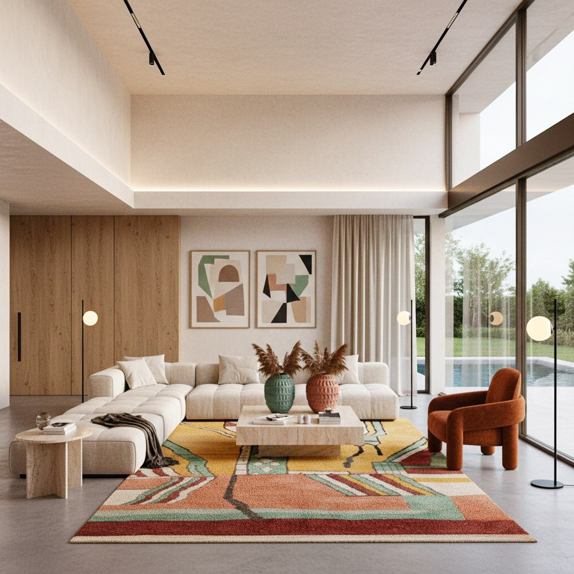 Houda - Shag Moroccan rug - Benisouk