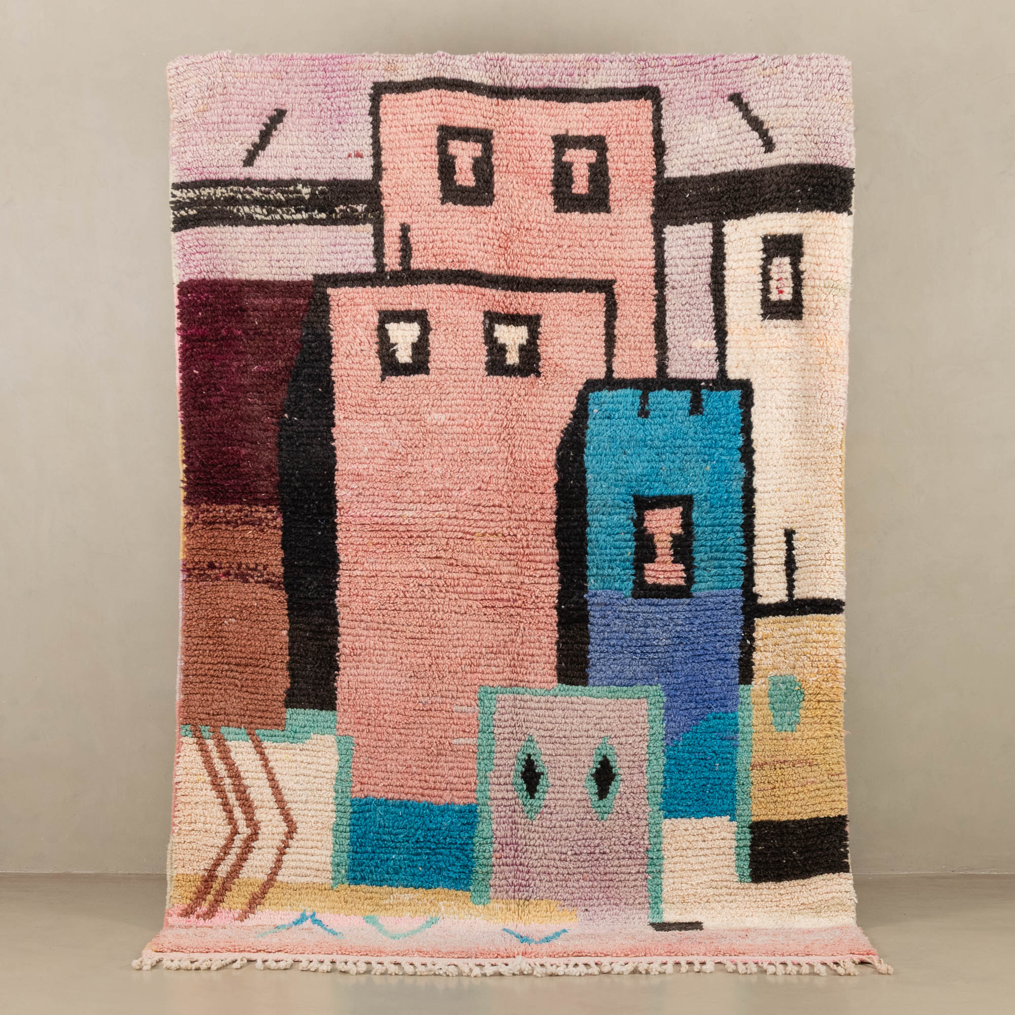 Houdaifa - vintage boujad rug - Benisouk