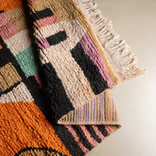 Housnia - vintage boujad rug - Benisouk