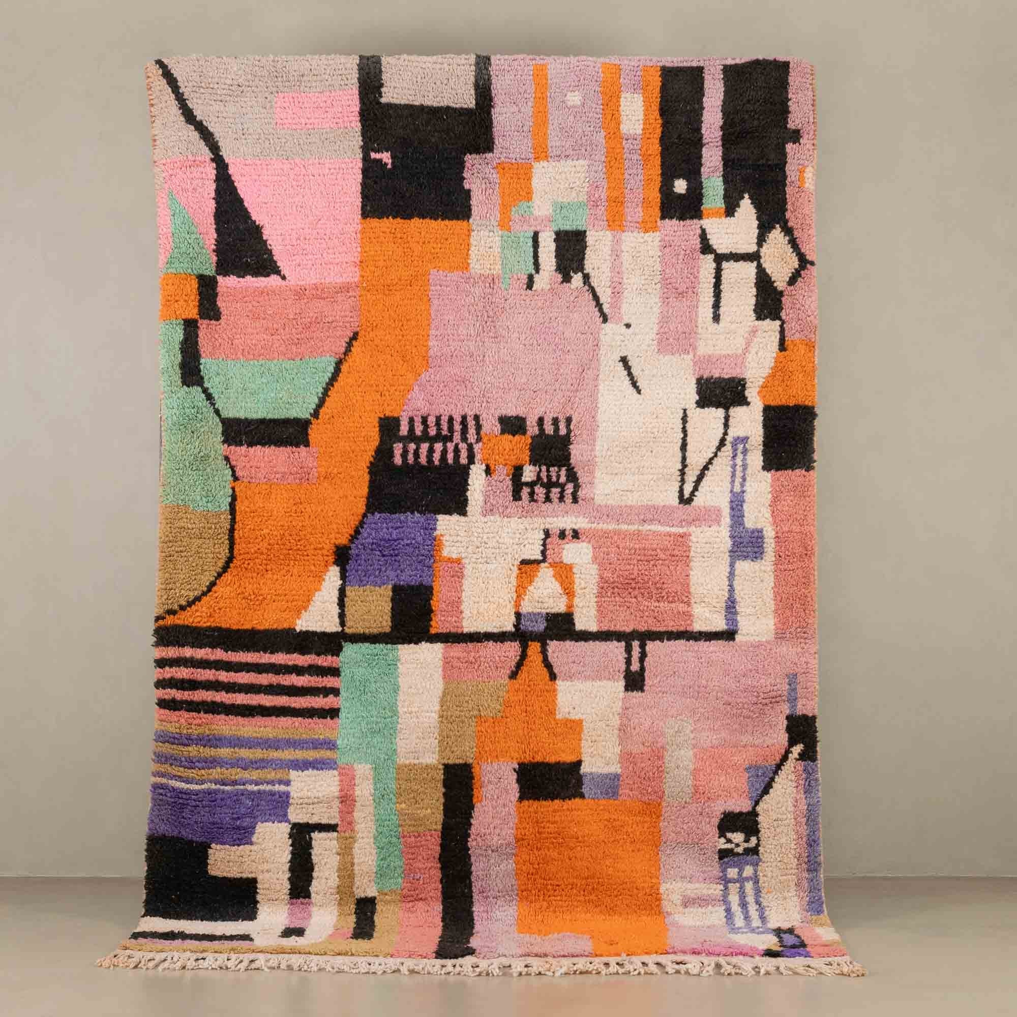 Housnia - vintage boujad rug - Benisouk