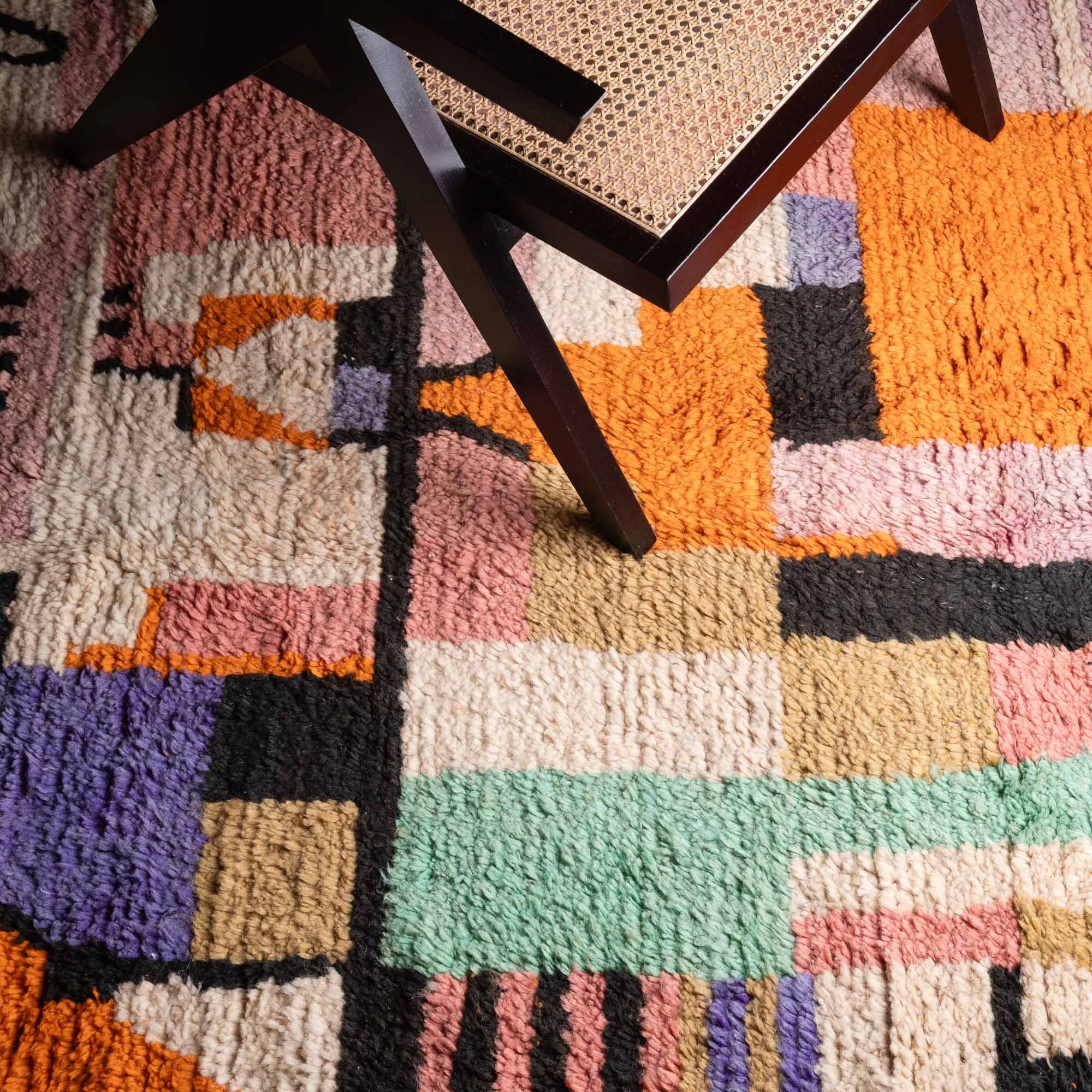 Housnia - vintage boujad rug - Benisouk