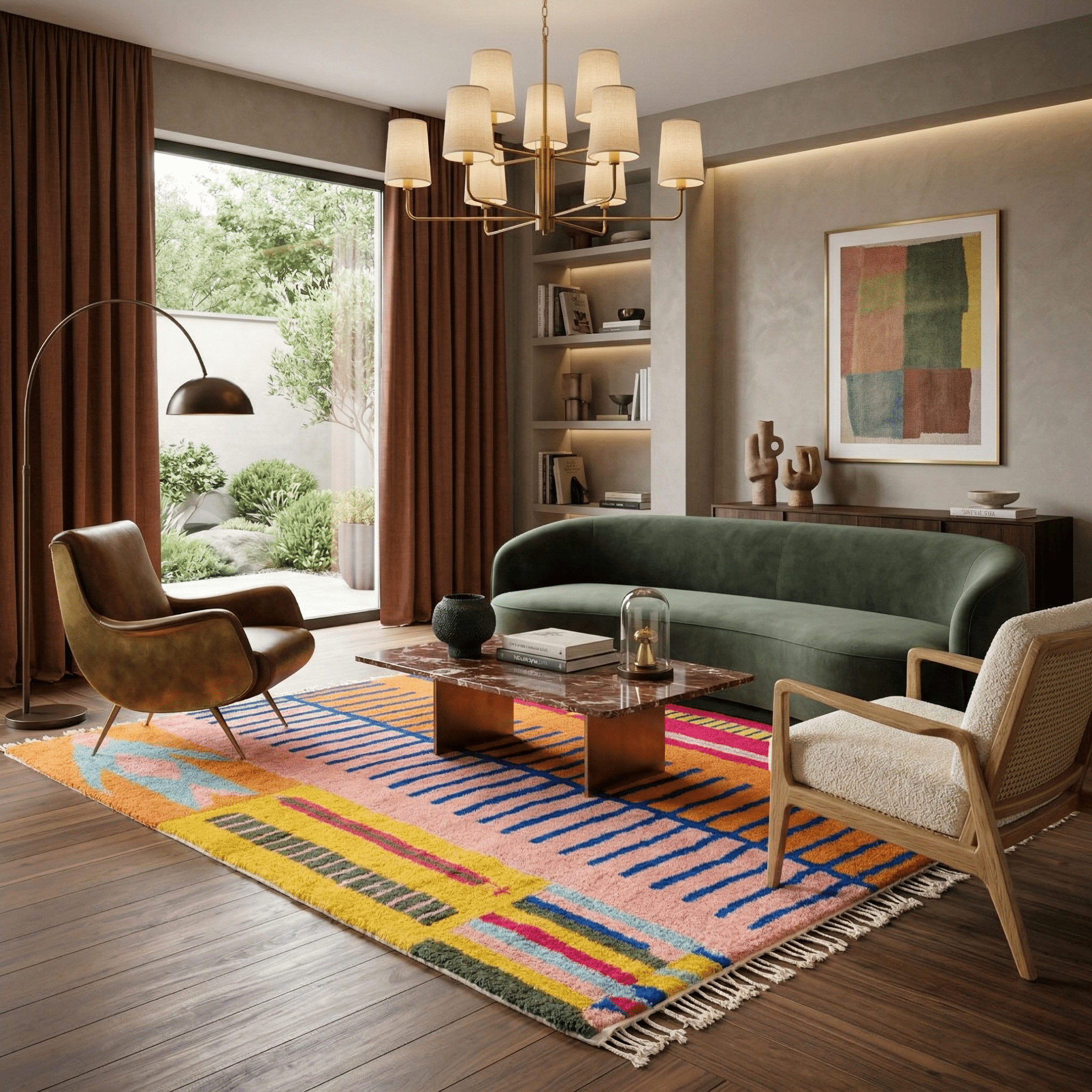 Ibtihaj - Shag Moroccan rug - Benisouk