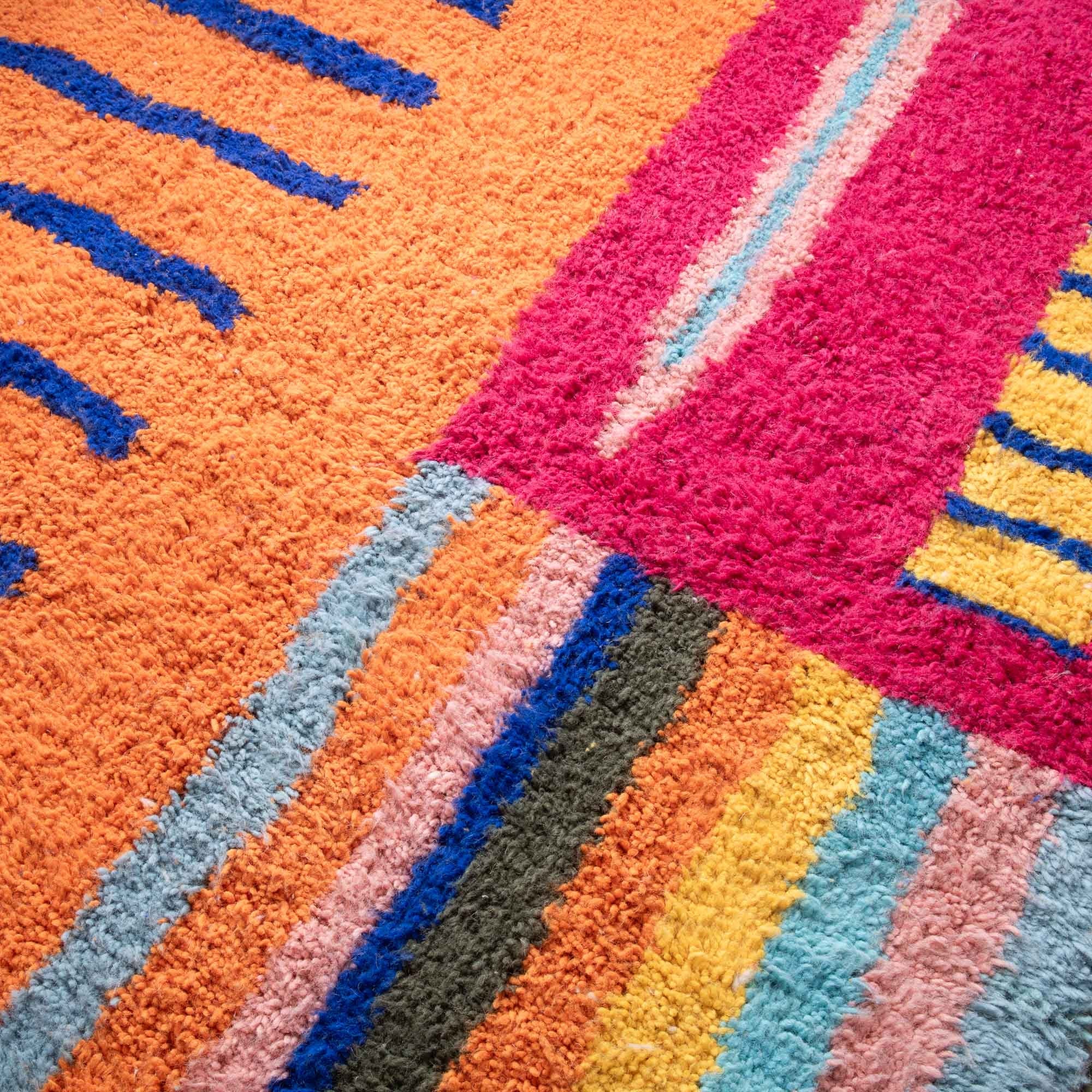 Ibtihaj - Shag Moroccan rug - Benisouk