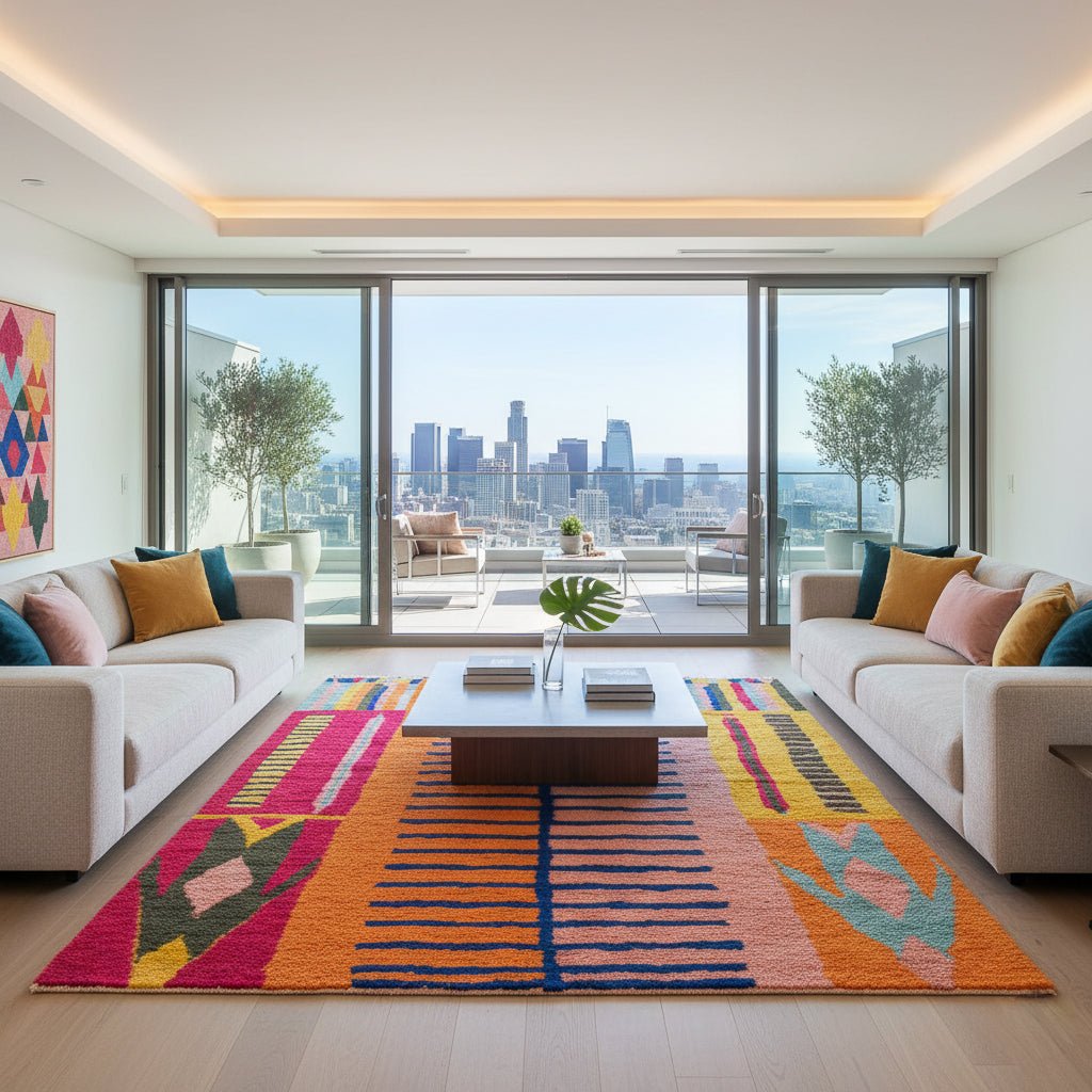 Ibtihaj - Shag Moroccan rug - Benisouk