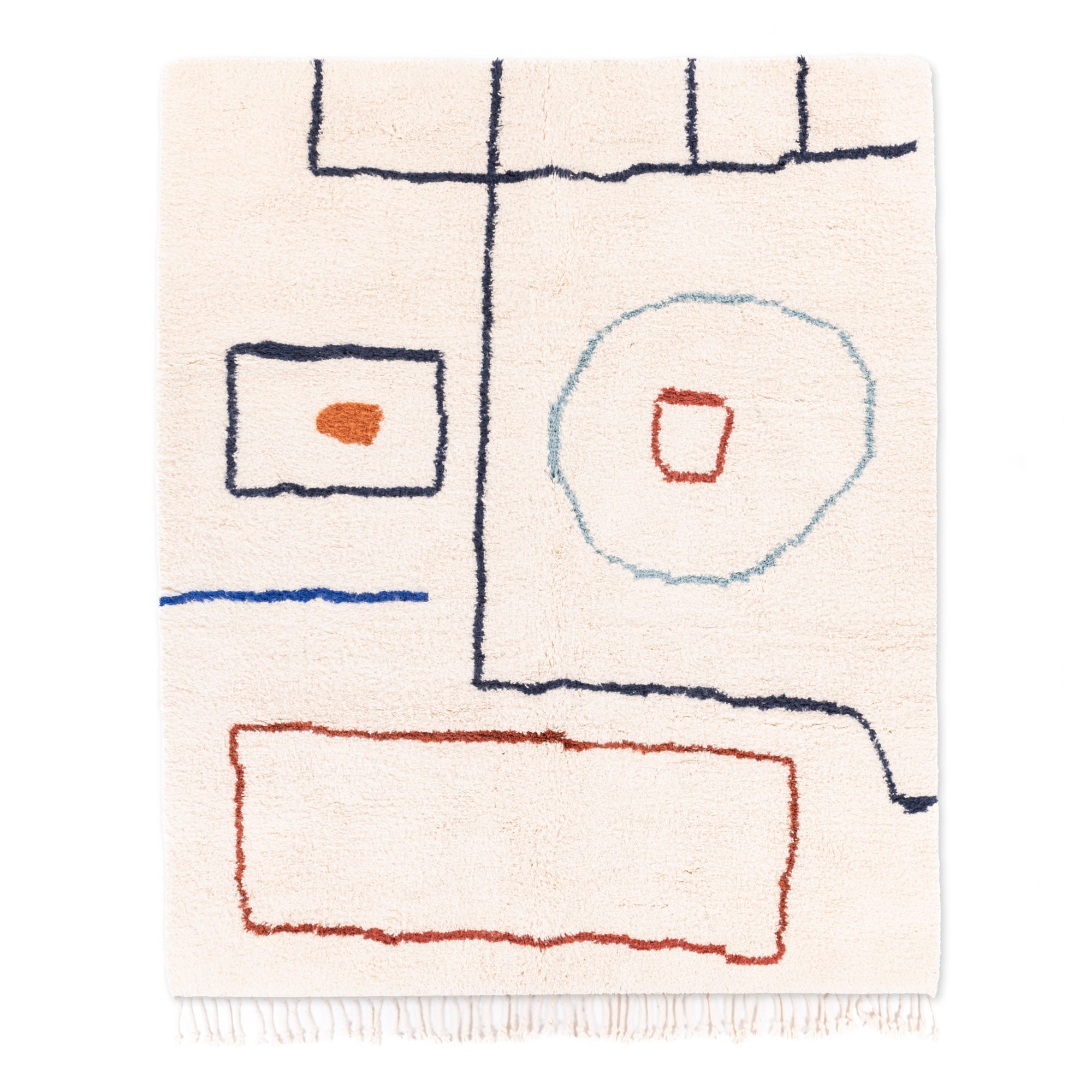 Ichrak - Shag Moroccan rug - Benisouk