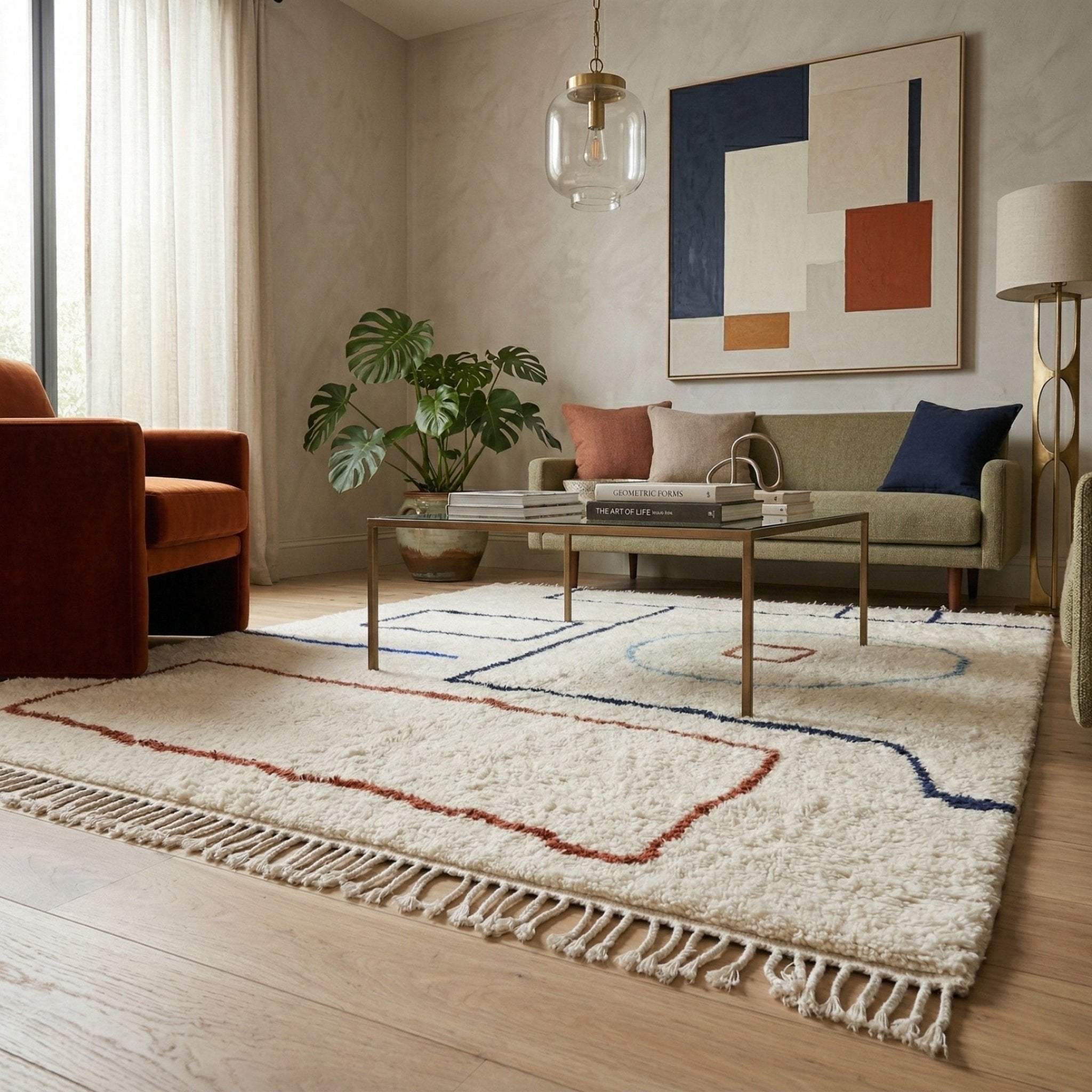 Ichrak - Shag Moroccan rug - Benisouk