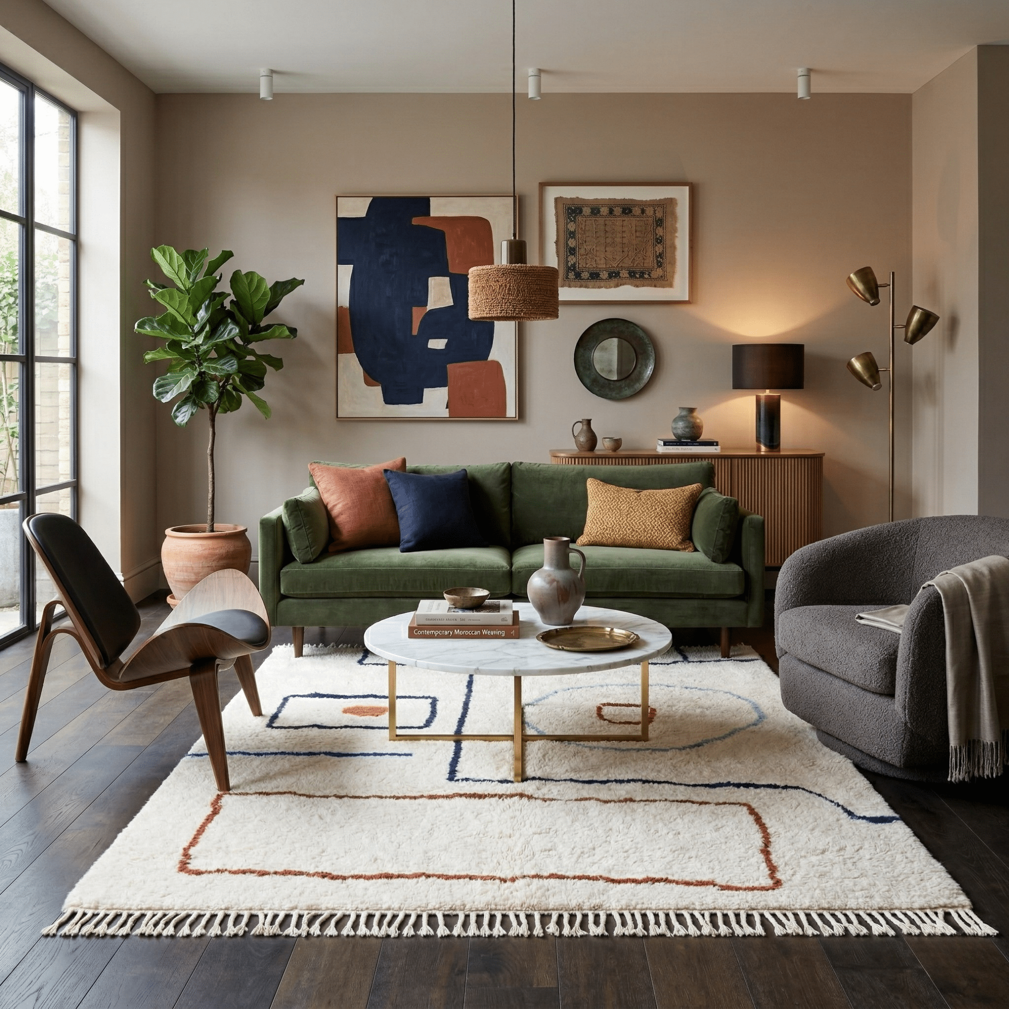 Ichrak - Shag Moroccan rug - Benisouk
