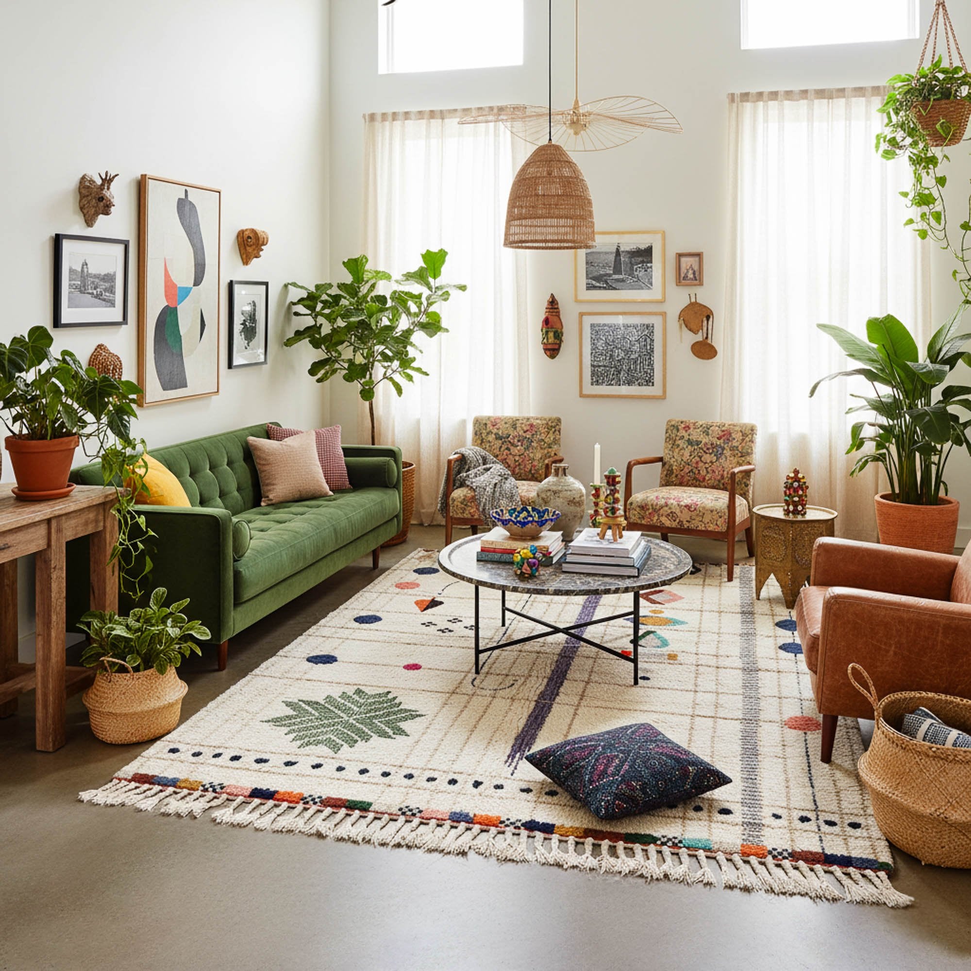 Ilham - Shag Moroccan rug - Benisouk