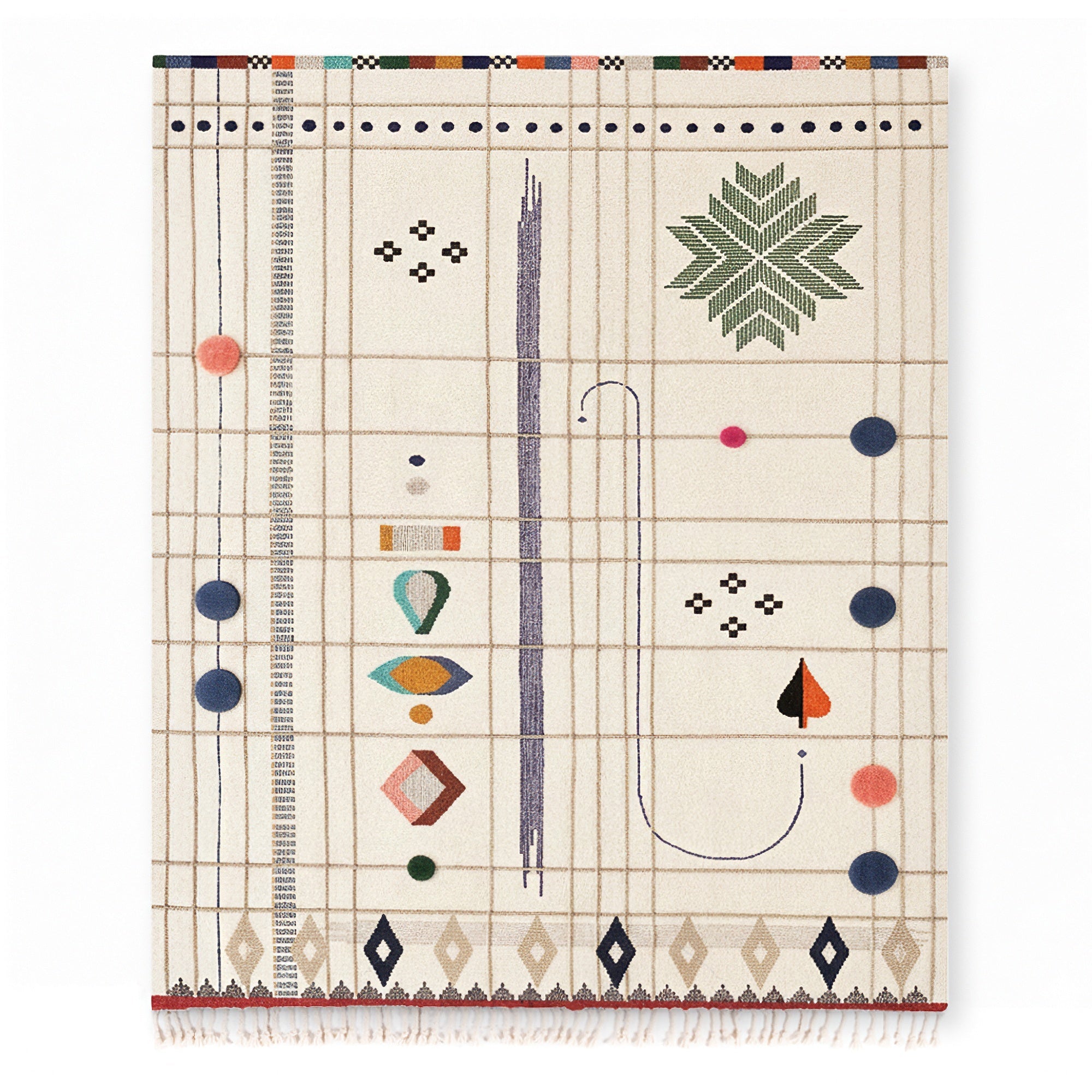 Ilham - Shag Moroccan rug - Benisouk