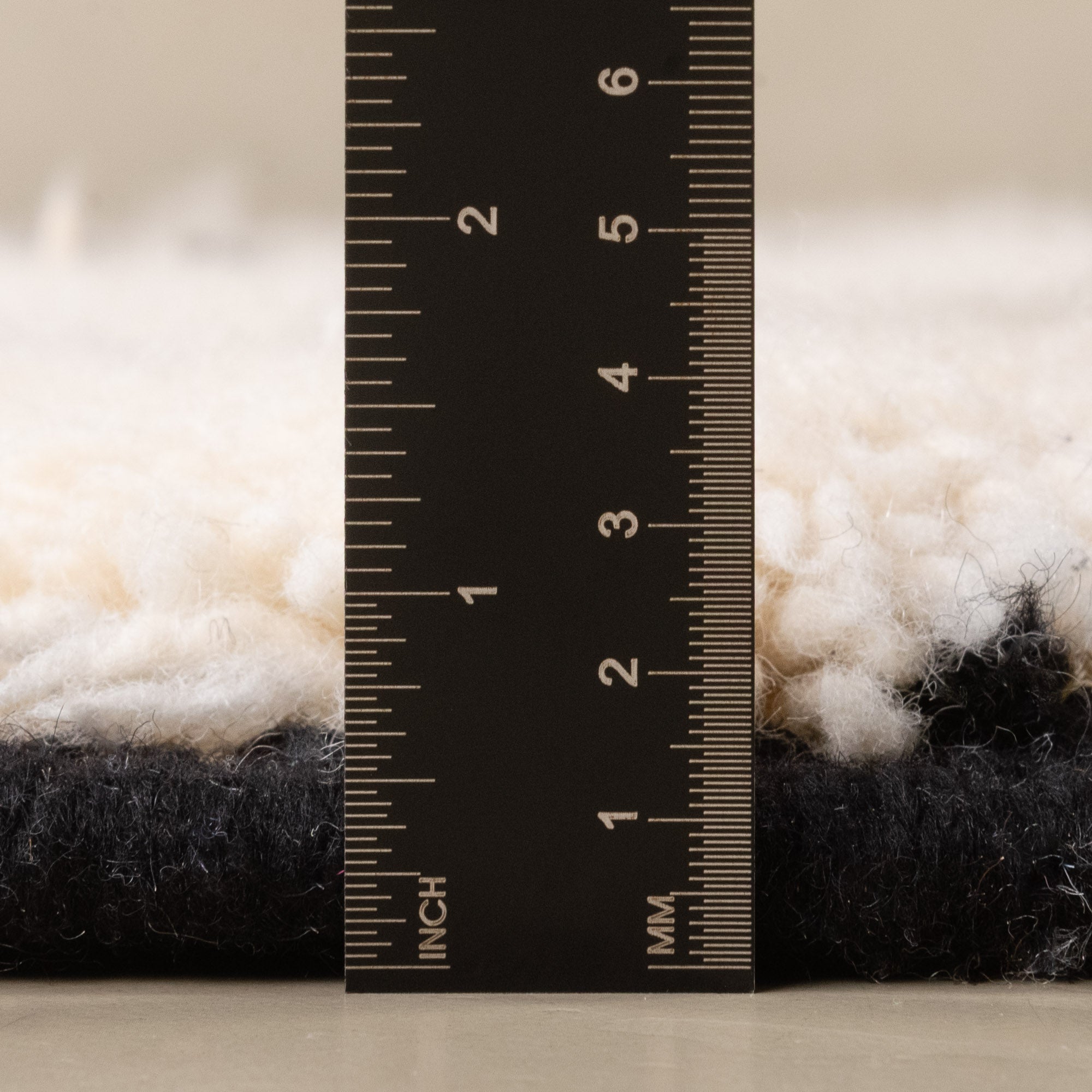 Ink Rivers Intersection - Luxury Shag Moroccan Rug - Benisouk