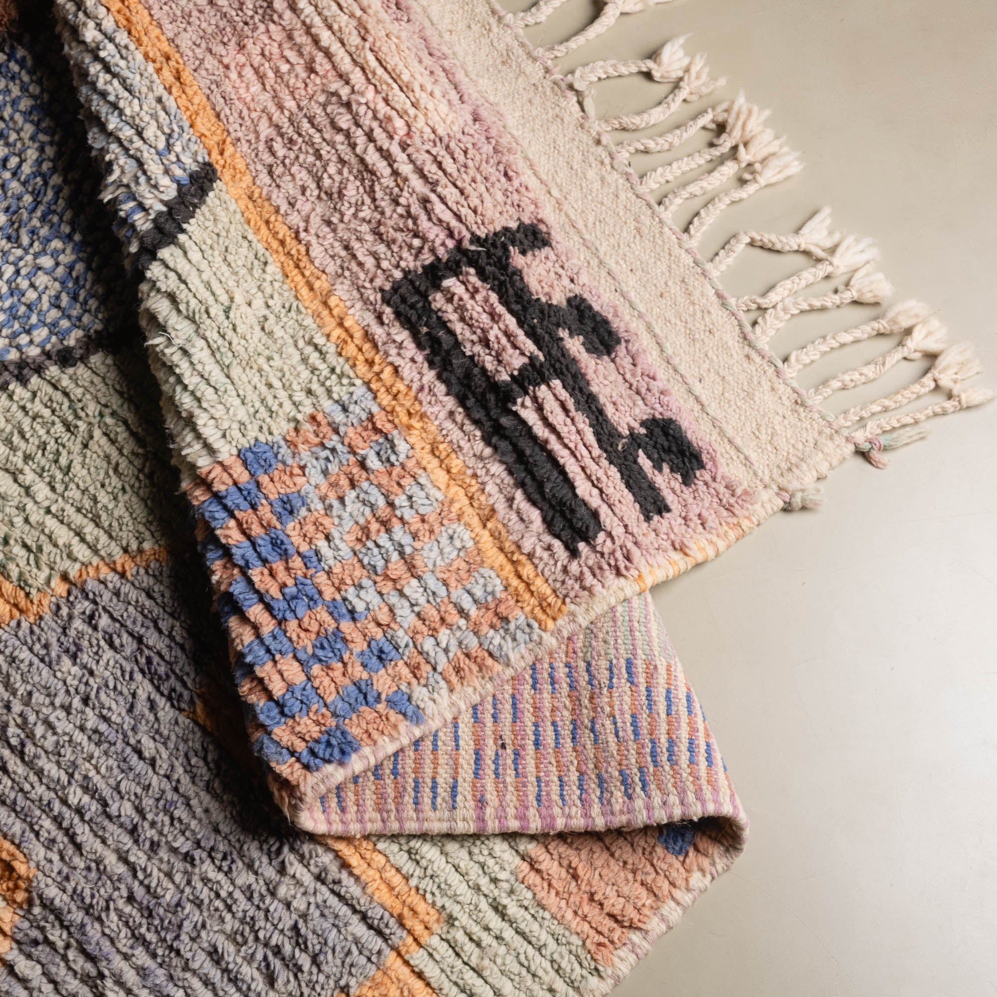 Ishan - vintage boujad rug - Benisouk