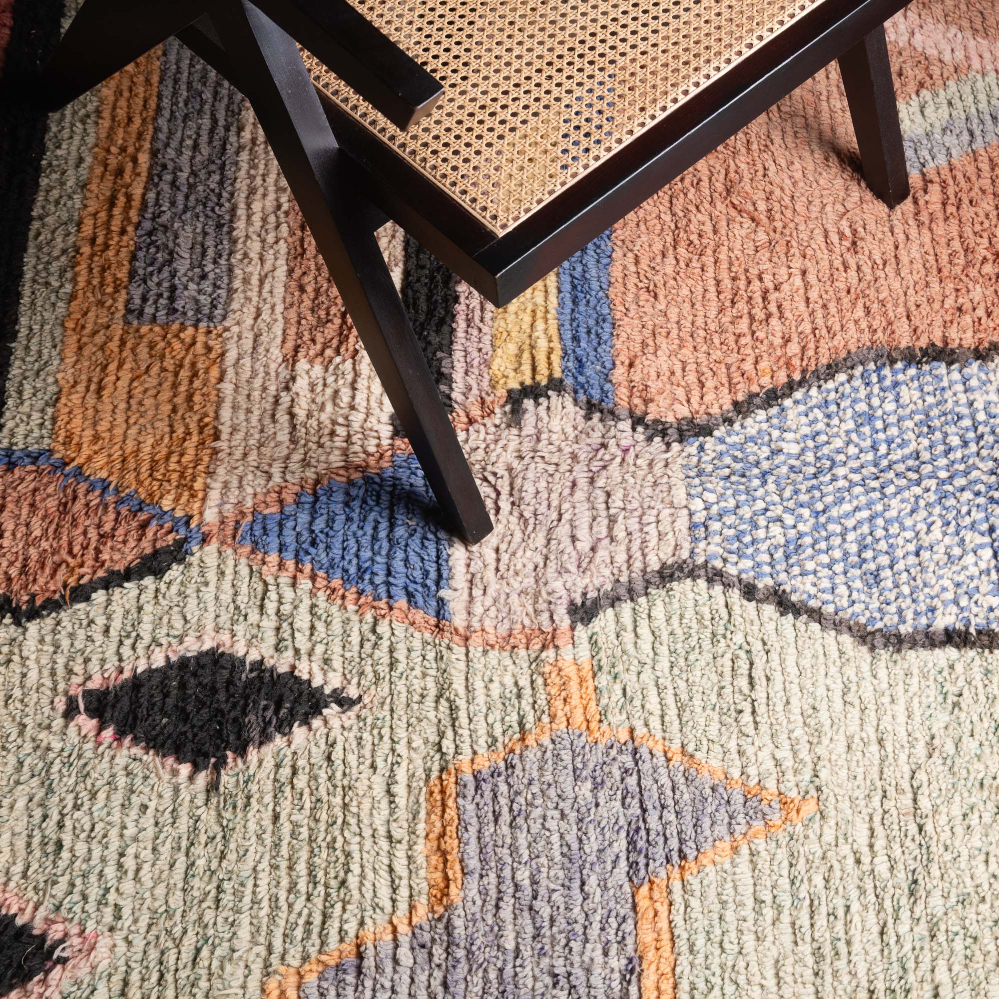 Ishan - vintage boujad rug - Benisouk