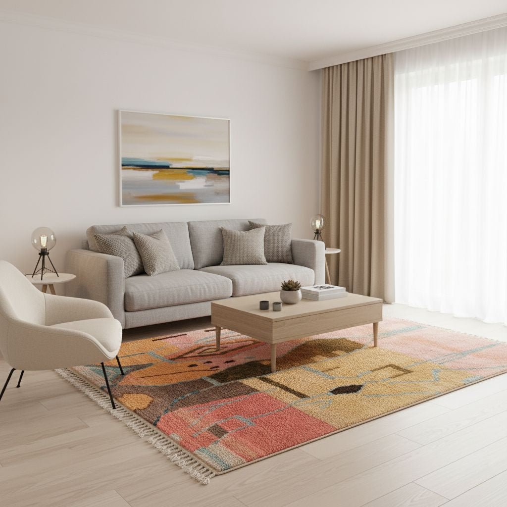 Jamila - Shag Moroccan rug - Benisouk