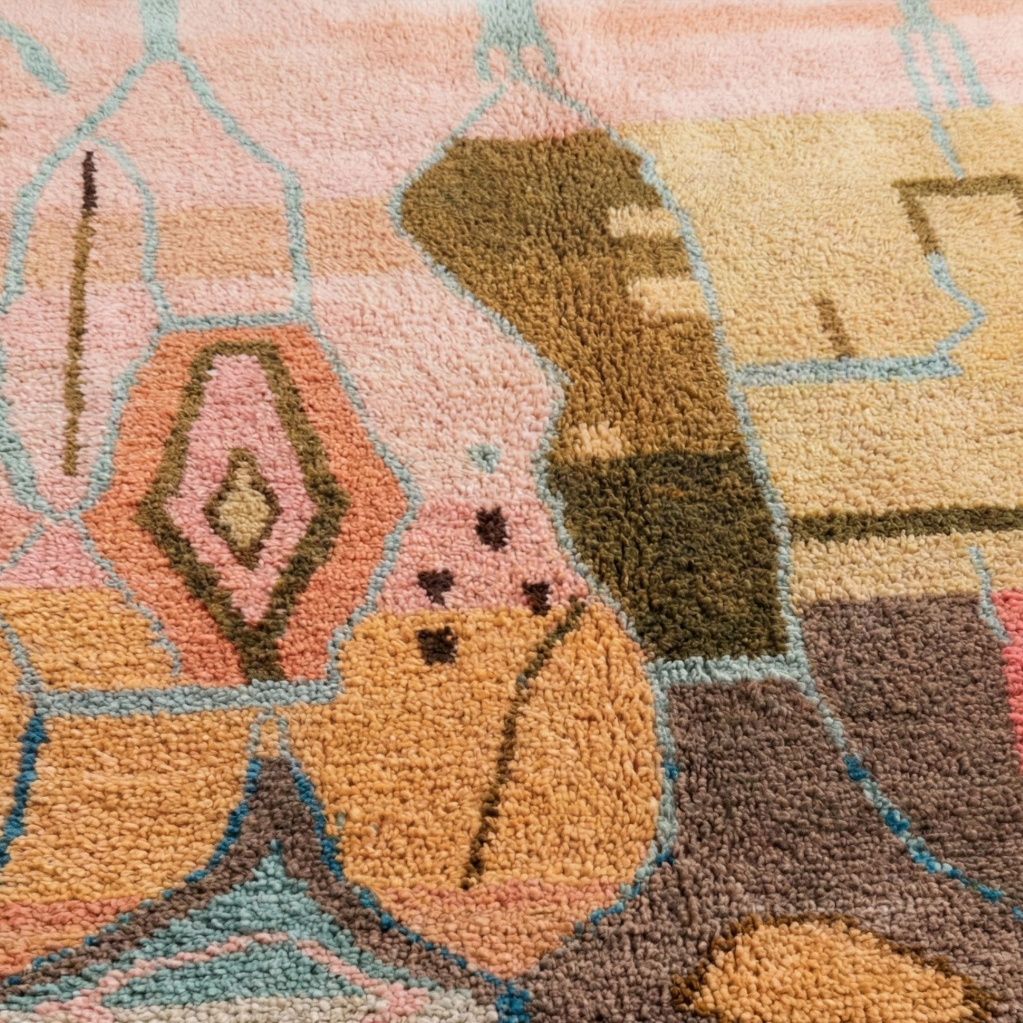 Jamila - Shag Moroccan rug - Benisouk