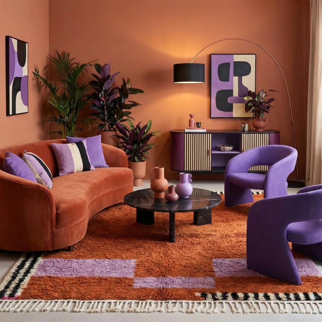 Jamrah - Shag Moroccan rug - Benisouk