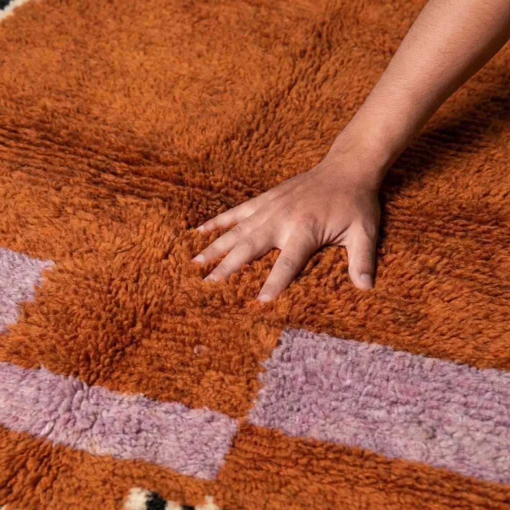 Jamrah - Shag Moroccan rug - Benisouk