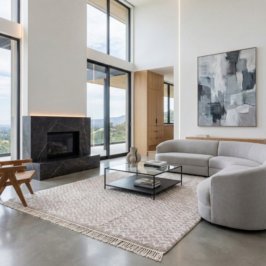 Jihane - Shag Moroccan rug - Benisouk