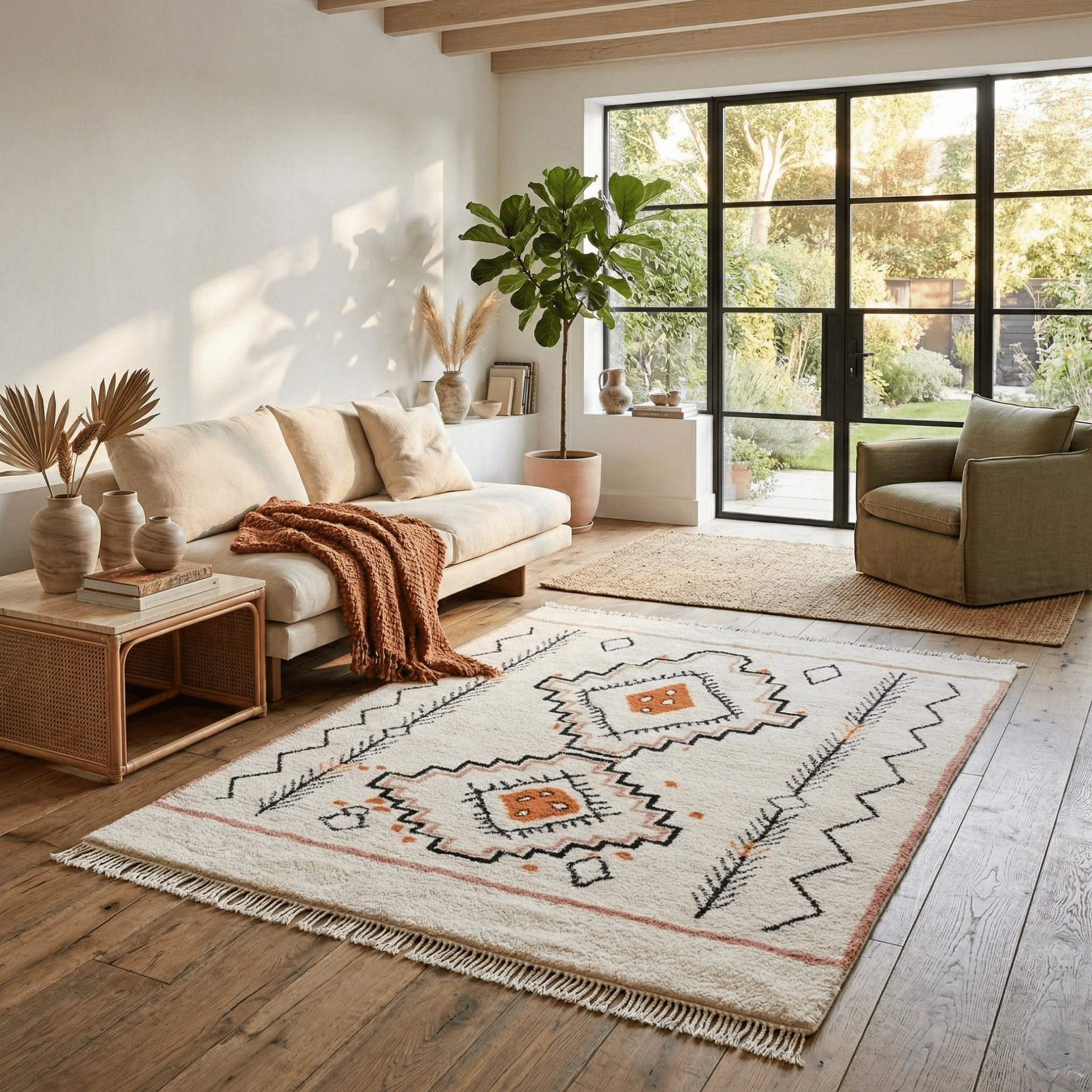 Kalila - Shag Moroccan rug - Benisouk