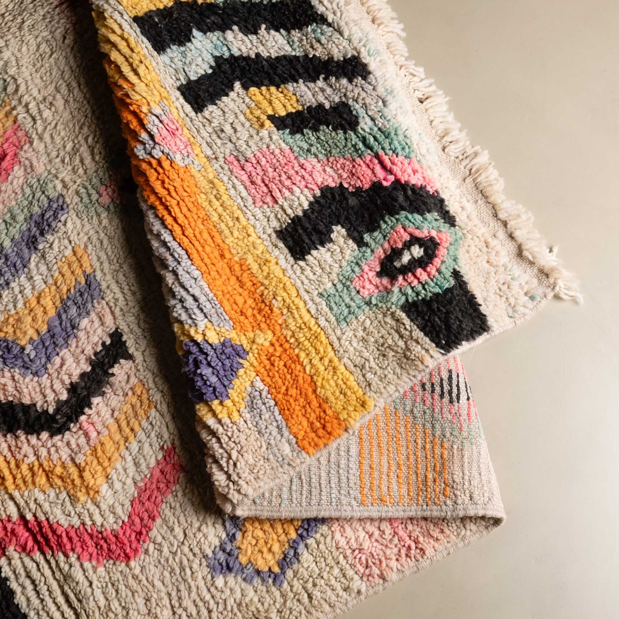 Kamal - vintage boujad rug - Benisouk