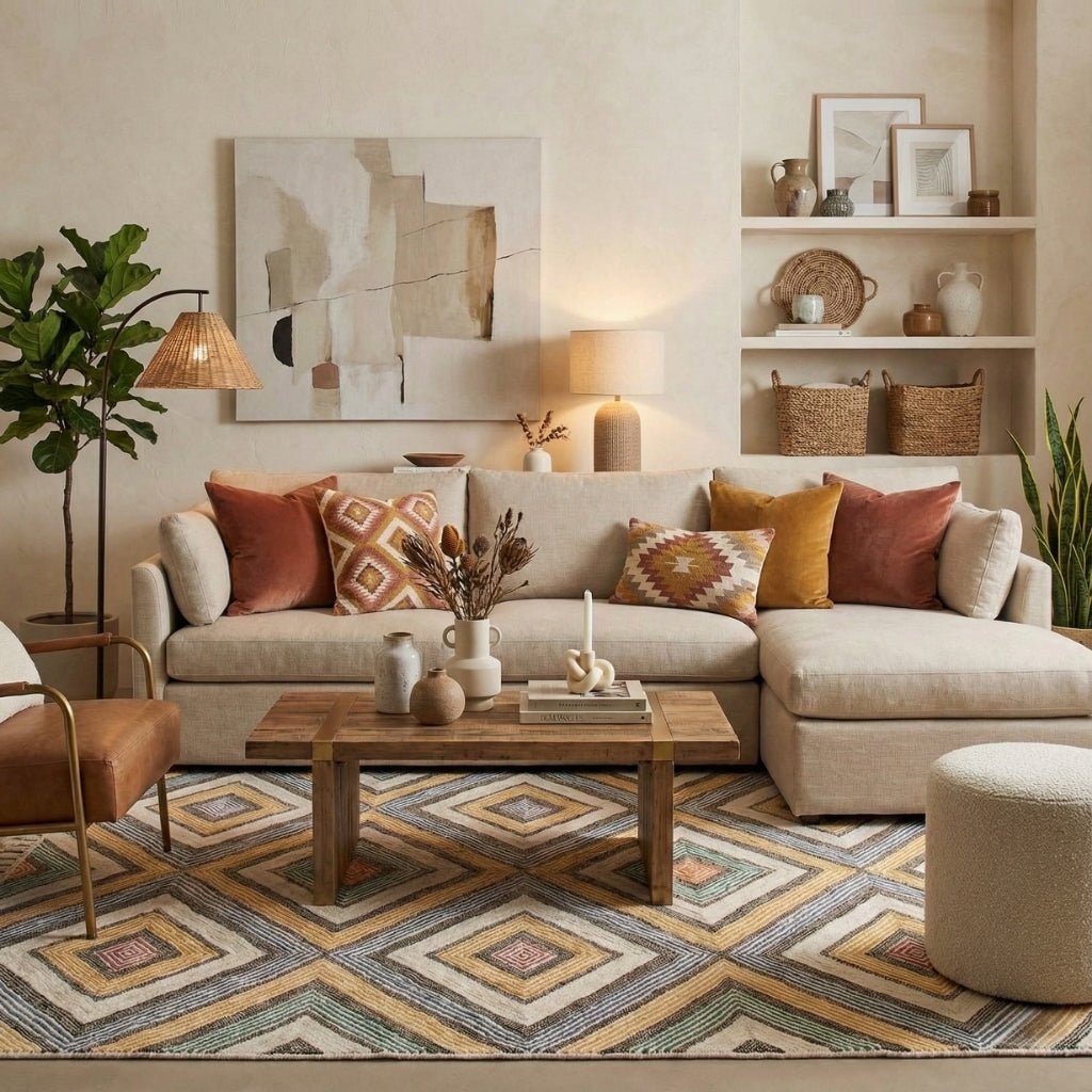 Kasila - Flatweave Moroccan rug - Benisouk