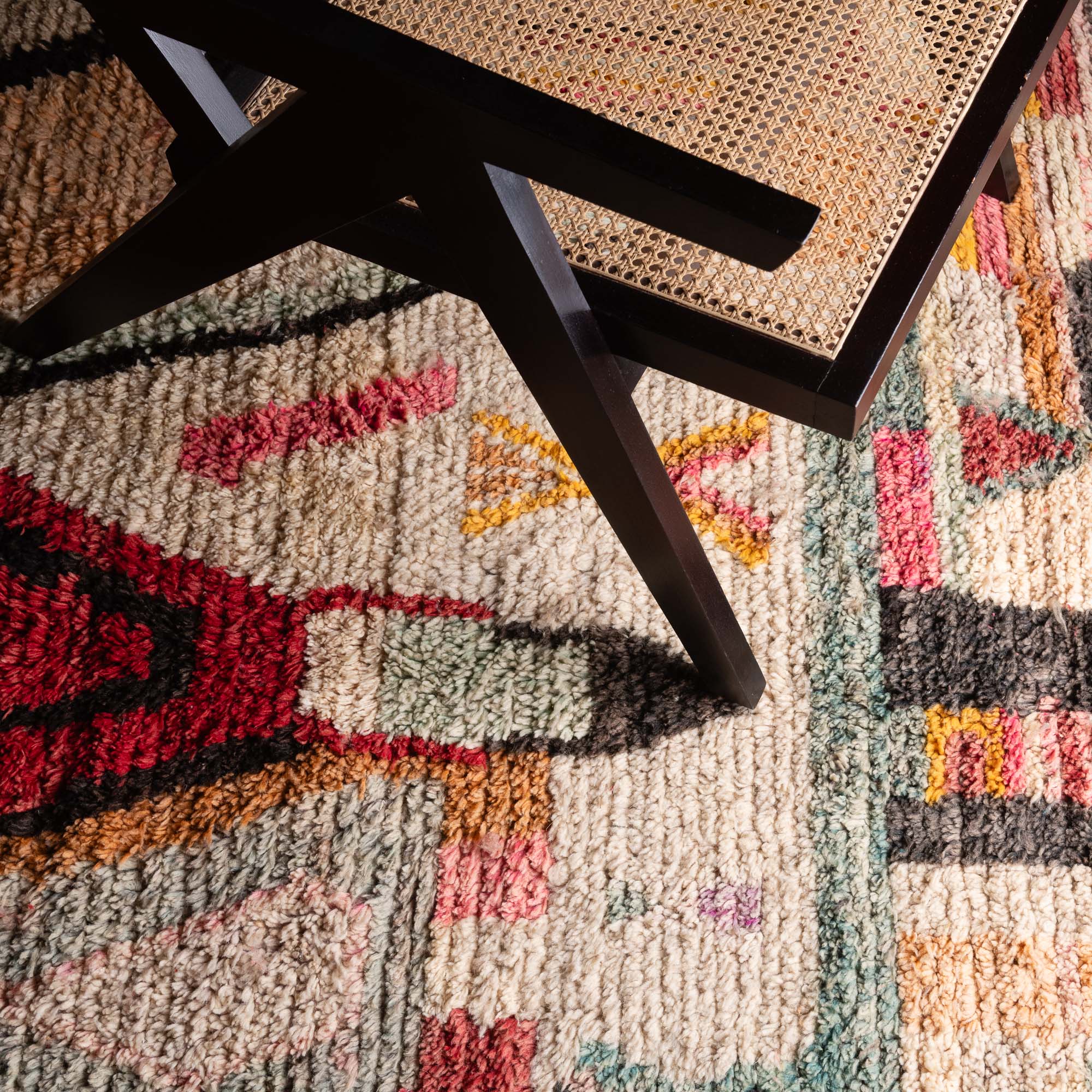 Khmisahel - vintage boujad rug - Benisouk